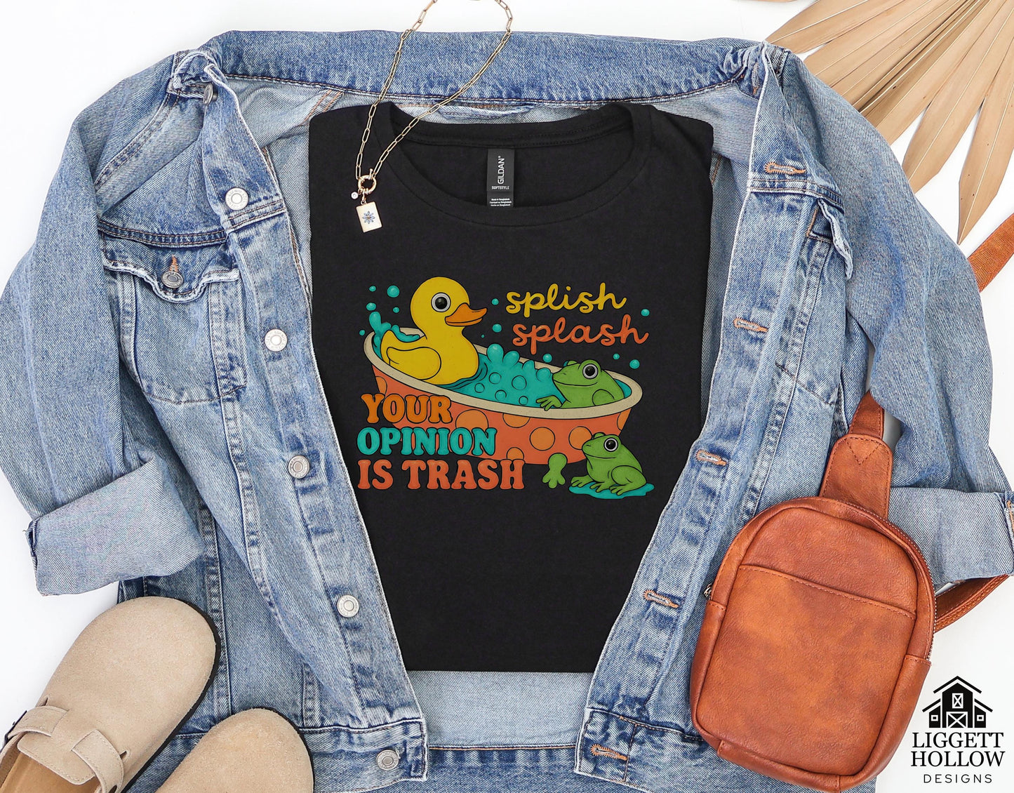 Splish Splash Your Opinion Is Trash | Gildan Softstyle Tee