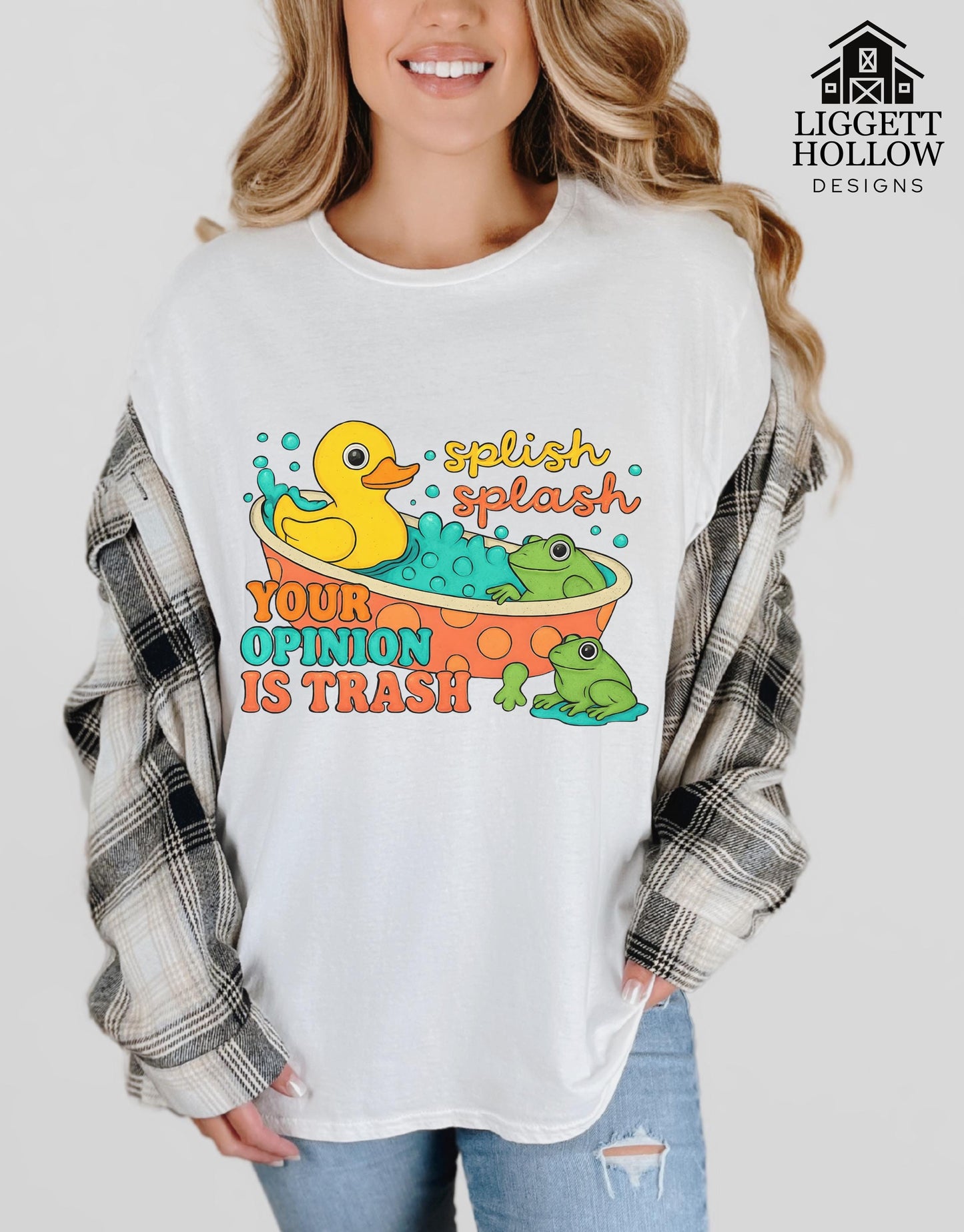 Splish Splash Your Opinion Is Trash | Gildan Softstyle Tee