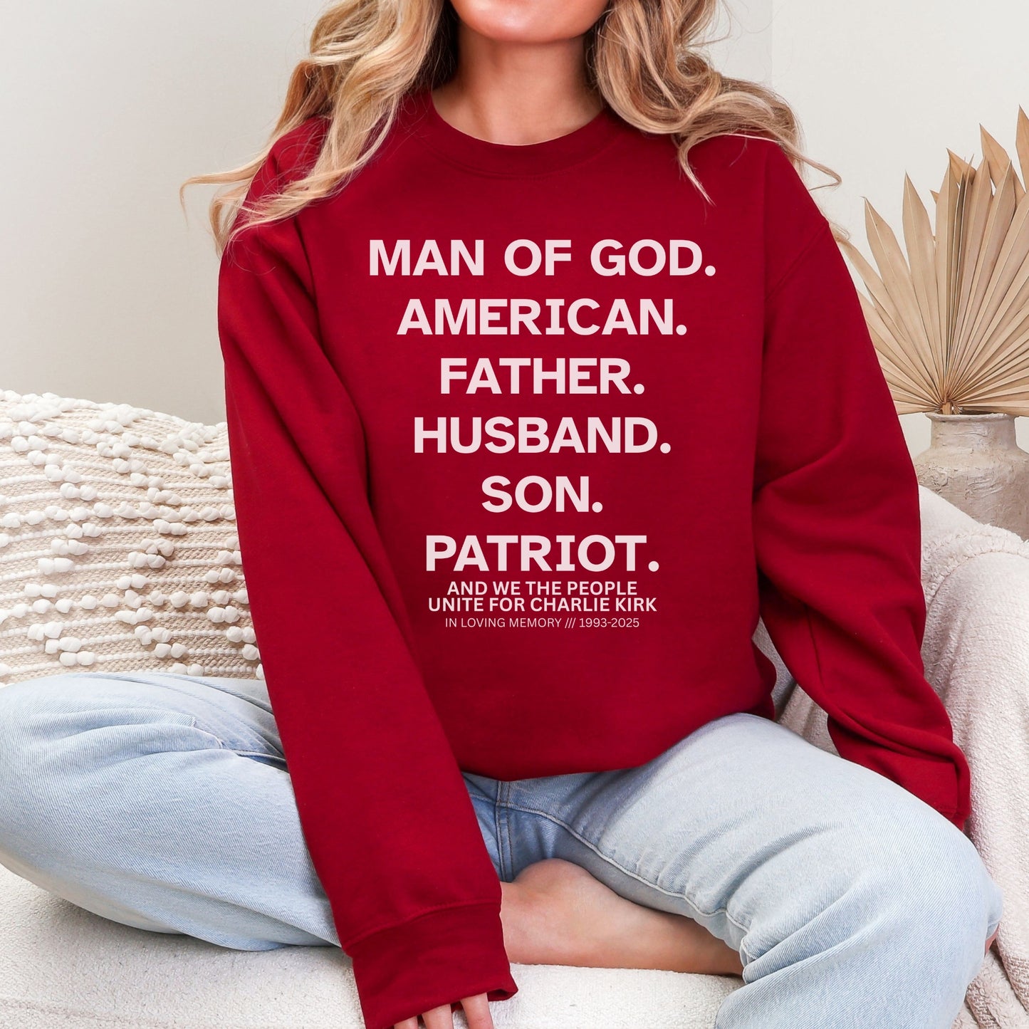 Legacy Sweatshirt – Stand Strong: Charlie Kirk Collection