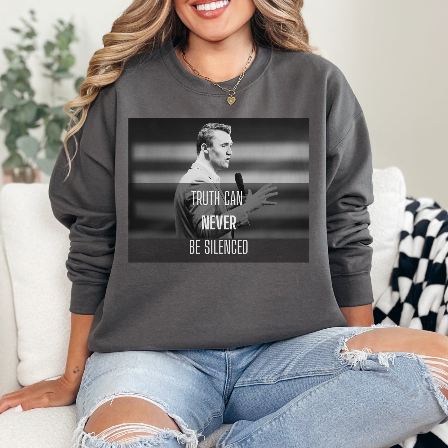 Truth Sweatshirt – Stand Strong: Charlie Kirk Collection