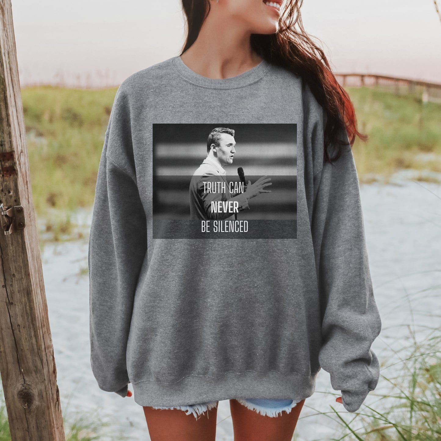 Truth Sweatshirt – Stand Strong: Charlie Kirk Collection