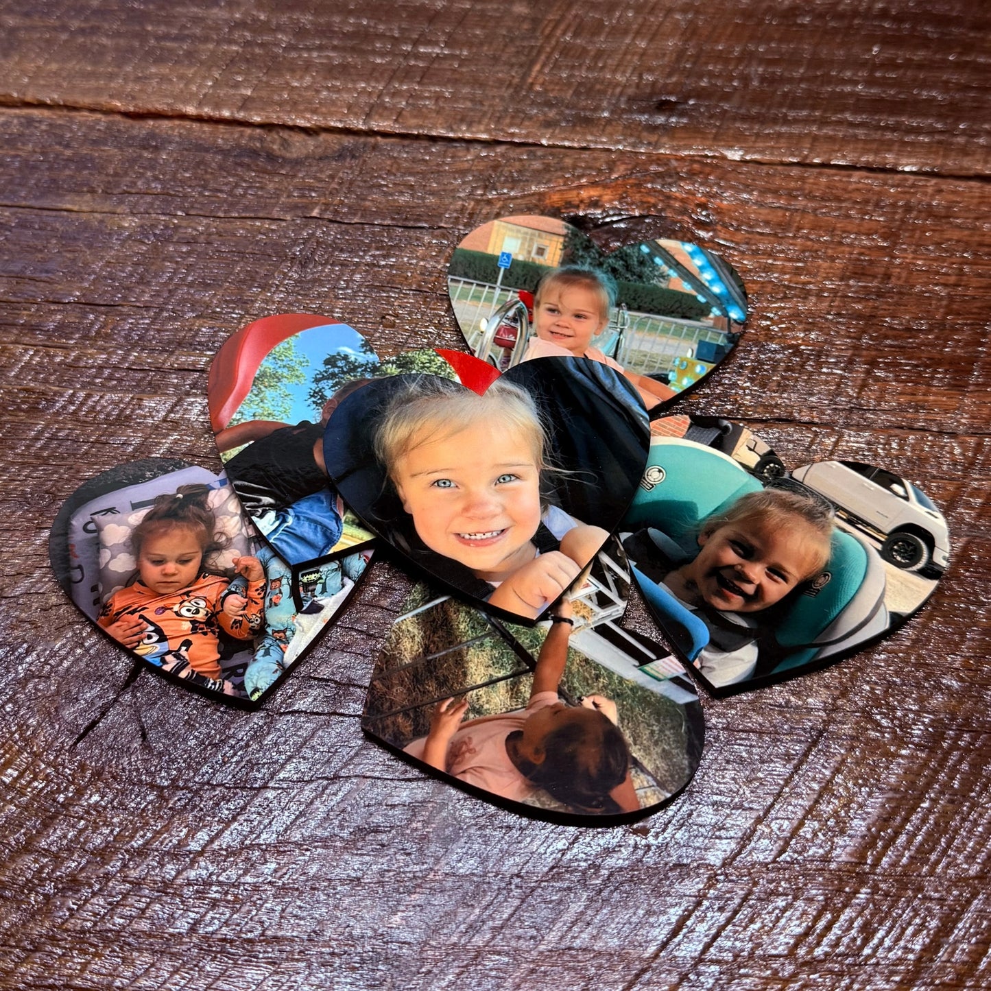 Heart-Shaped Photo Magnet – Custom Fridge Magnet, Family & Memory Keepsake