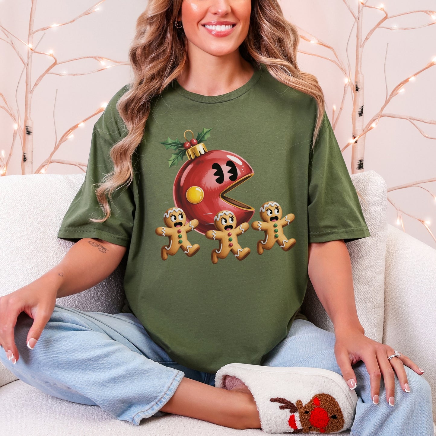 Gingerbread Chase Christmas Tee