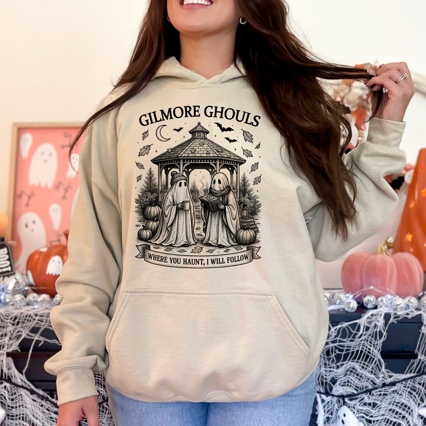 Gilmore Ghouls Hoodie – Gildan 50/50 | Cozy Halloween Spirit Wear