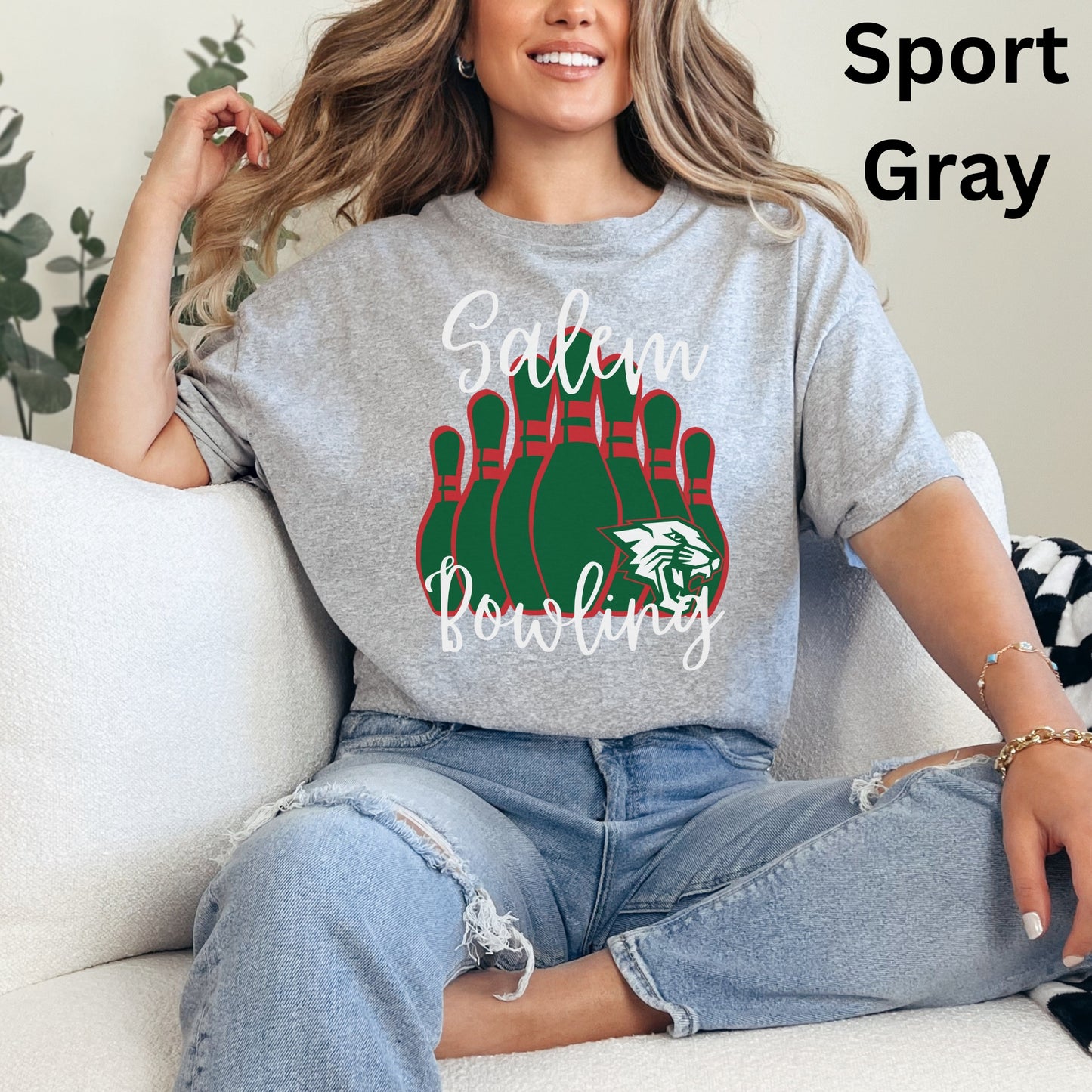 Salem Wildcats Bowling Tee | Classic Team Spirit T-Shirt for Fans & Players