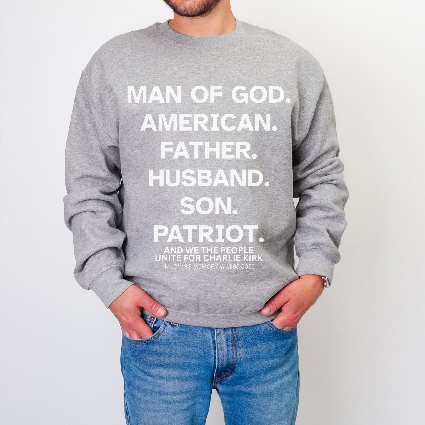 Legacy Sweatshirt – Stand Strong: Charlie Kirk Collection