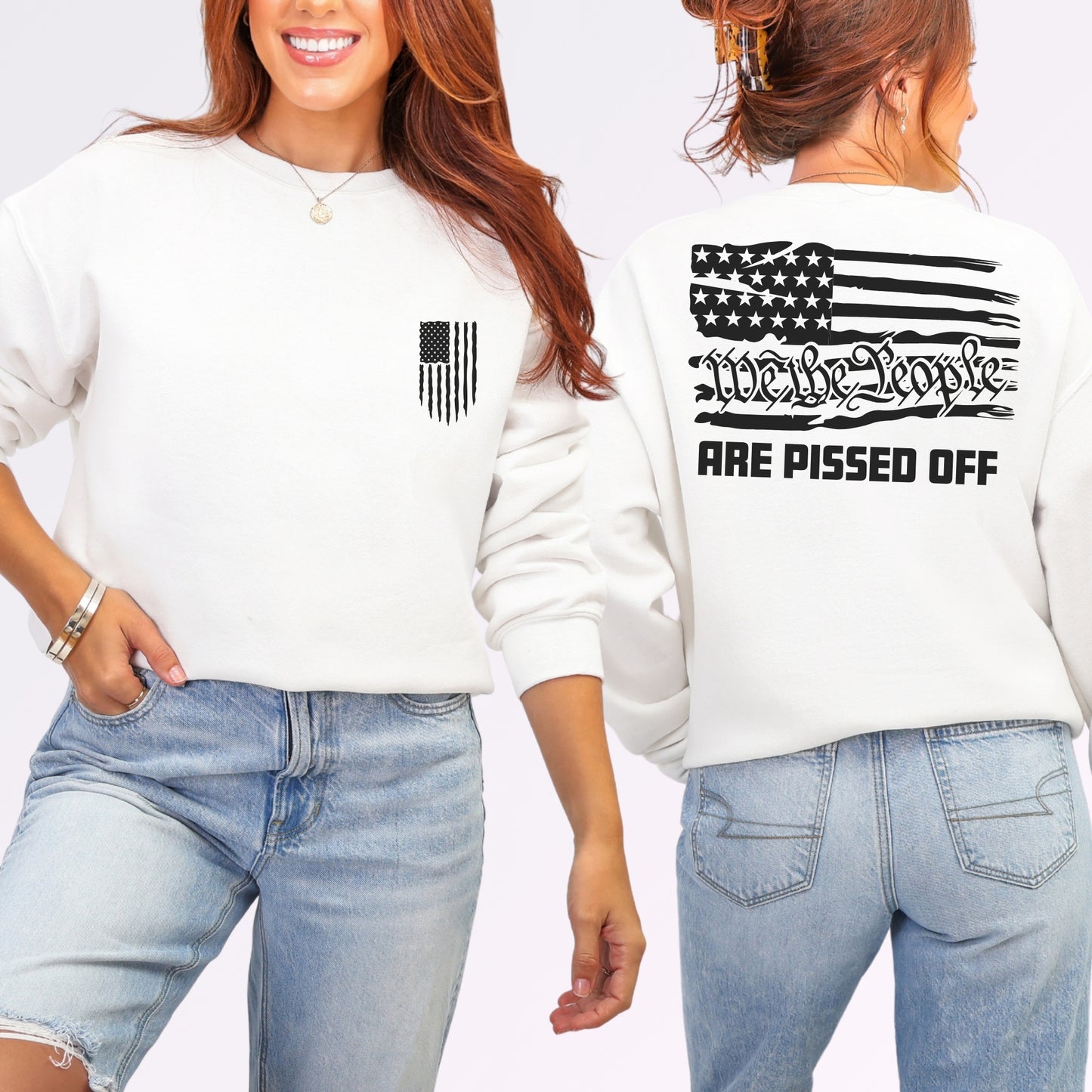 “We the People Are Pissed Off” Crewneck Sweatshirt | Patriot Collection