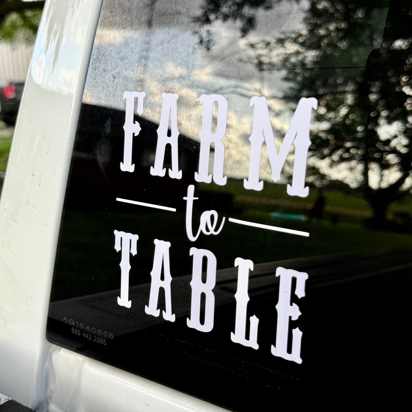 Farm Decal | Vinyl Decal | Rustic Farm Life Decal for Trucks, Coolers, Windows & More - Available in 5x5, 8x8, or 10x10