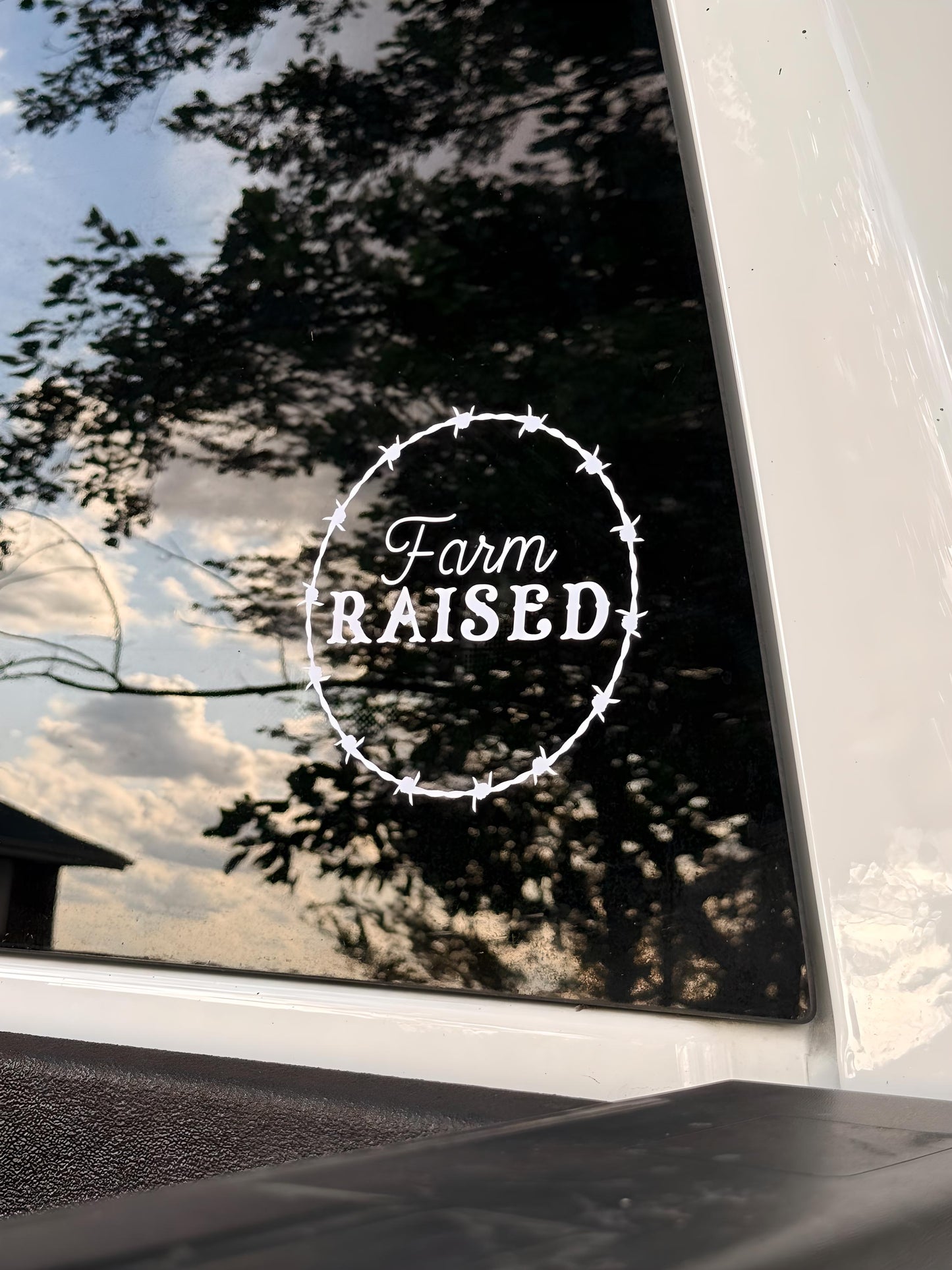 Farm Decal | Western Decal | Rustic Vinyl Decal for Windows, Tumblers, Coolers & More - Available in 5x5, 8x8, or 10x10