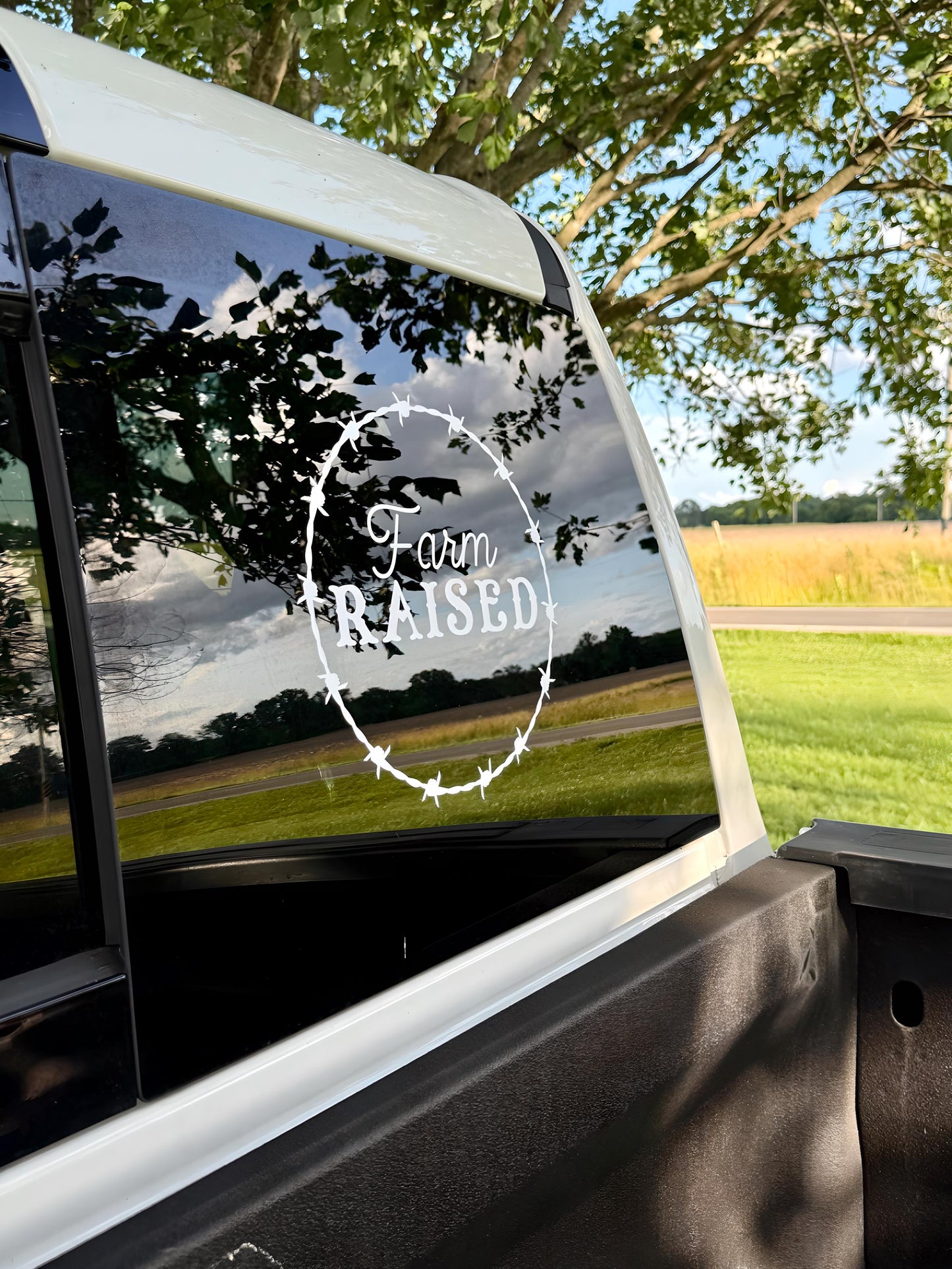 Farm Decal | Western Decal | Rustic Vinyl Decal for Windows, Tumblers, Coolers & More - Available in 5x5, 8x8, or 10x10