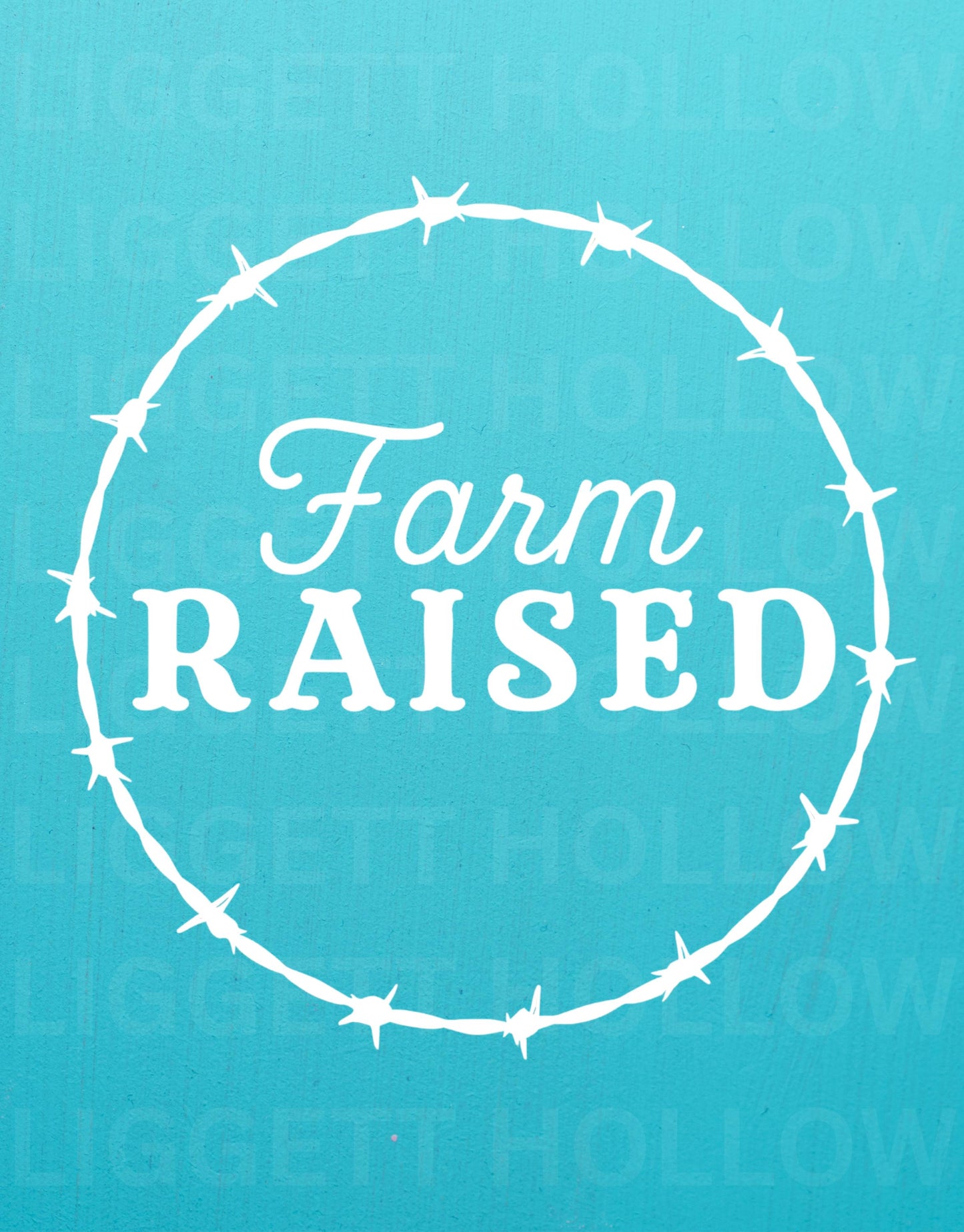 Farm Decal | Western Decal | Rustic Vinyl Decal for Windows, Tumblers, Coolers & More - Available in 5x5, 8x8, or 10x10