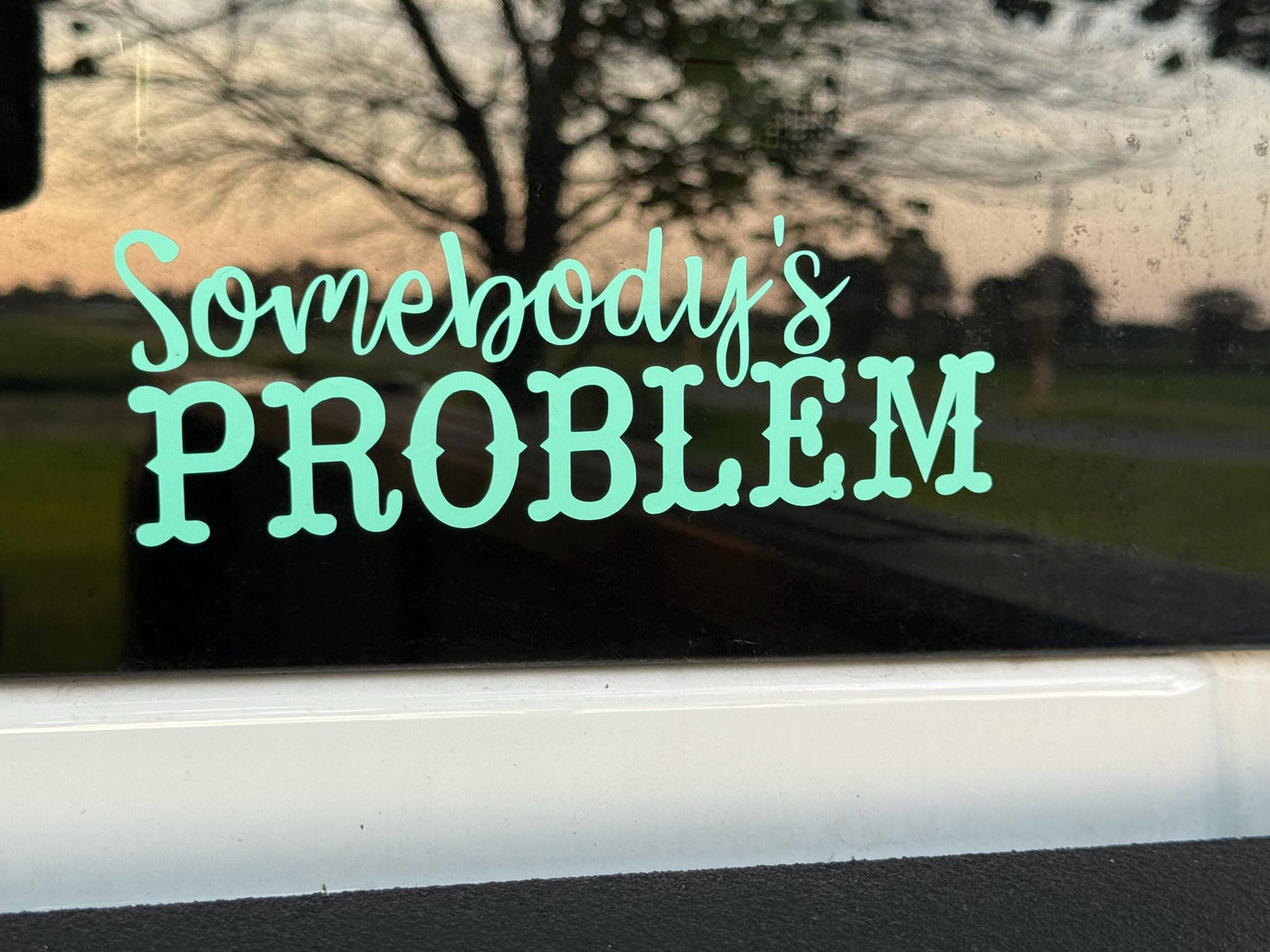 Somebody’s Problem Vinyl Decal | Funny Southern Sass Vinyl Decal | Available in Mutiple Sizes & Colors