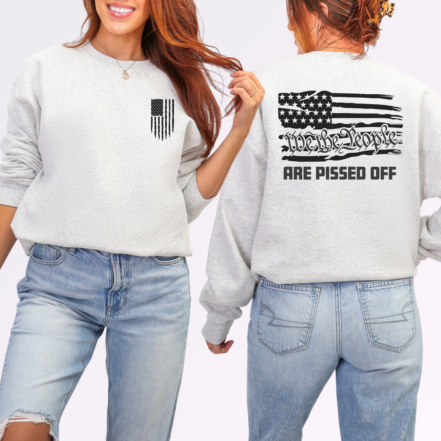 “We the People Are Pissed Off” Crewneck Sweatshirt | Patriot Collection