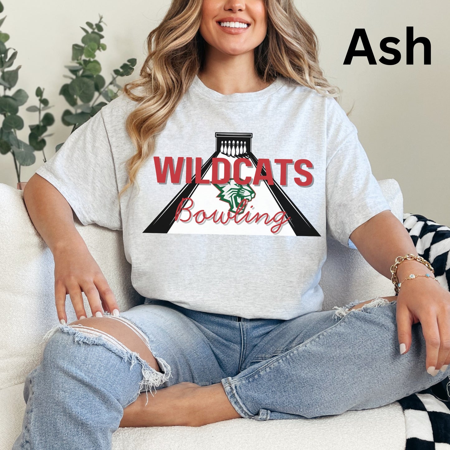 Salem Wildcats Bowling Tee | Alley Lane Team Spirit Shirt