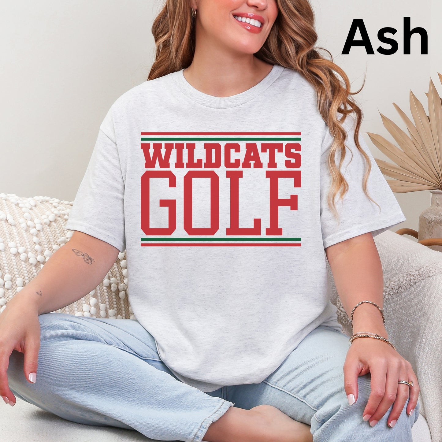 Salem Wildcats Golf Shirt | Bold Block Letter Team Spirit Tee