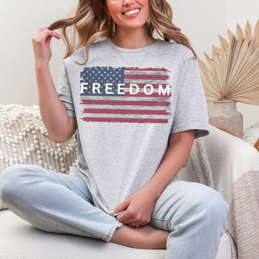 Freedom Tee – Stand Strong: Charlie Kirk Collection