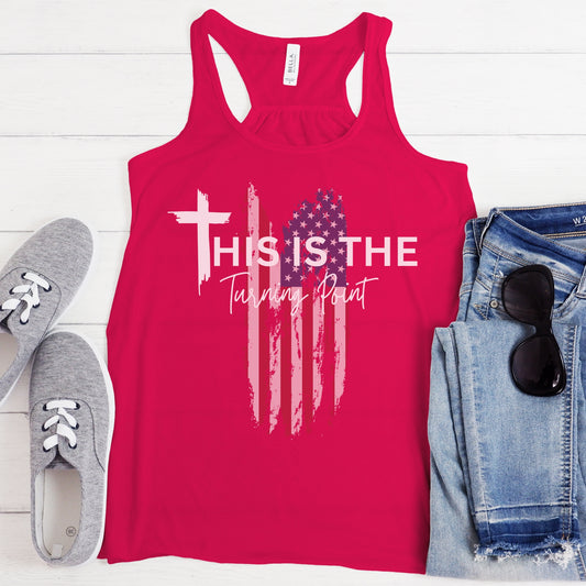 Turning Point Flag Tank – Stand Strong: Charlie Kirk Collection