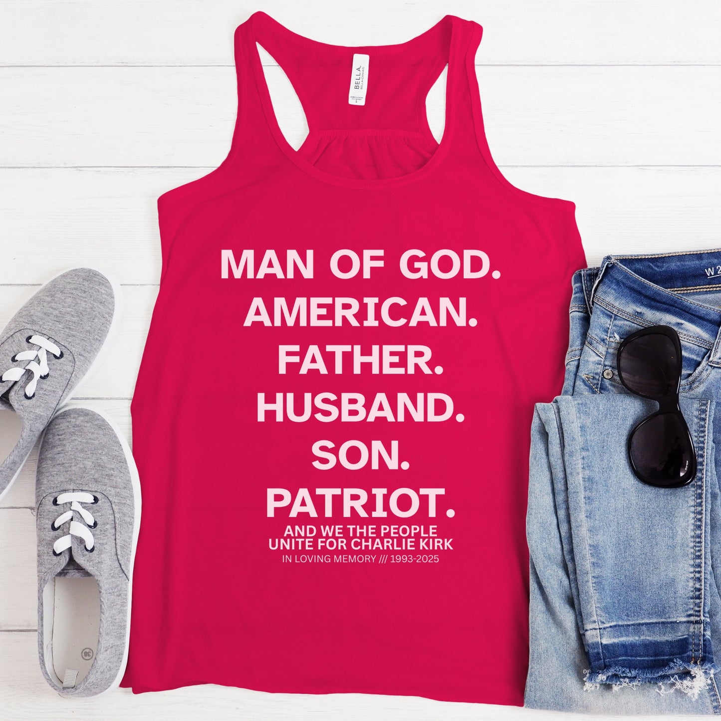Legacy Tank – Stand Strong: Charlie Kirk Collection