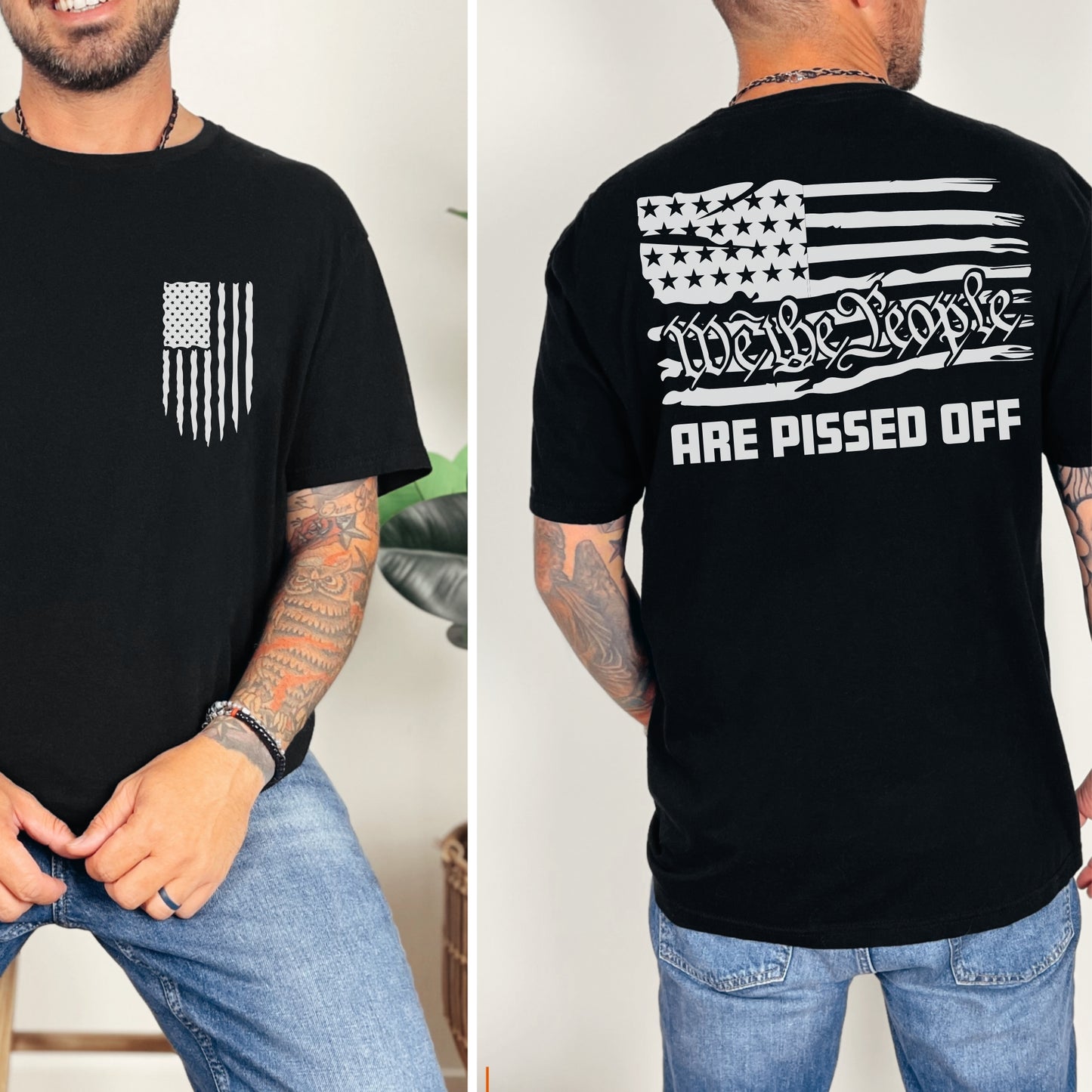 “We the People Are Pissed Off” American Flag T-Shirt | Patriot Collection