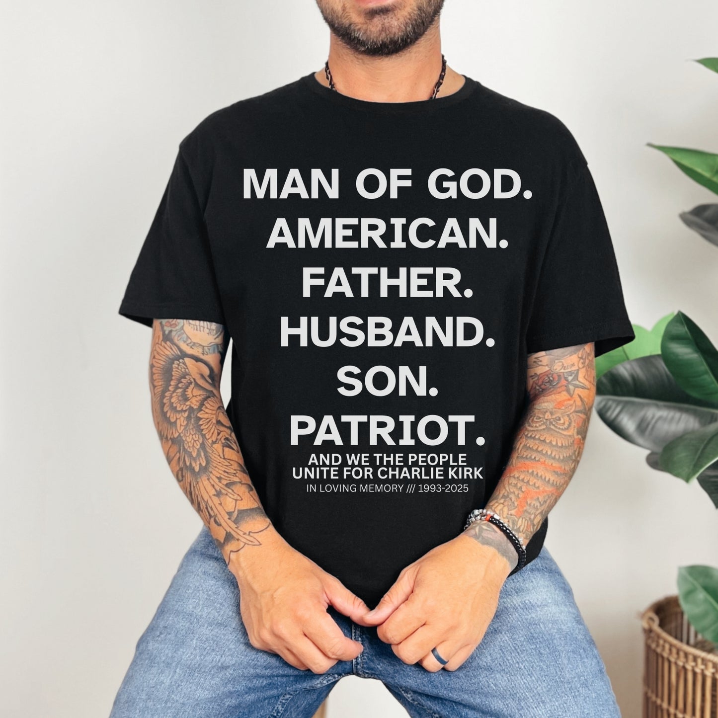 Legacy Tee – Stand Strong: Charlie Kirk Collection
