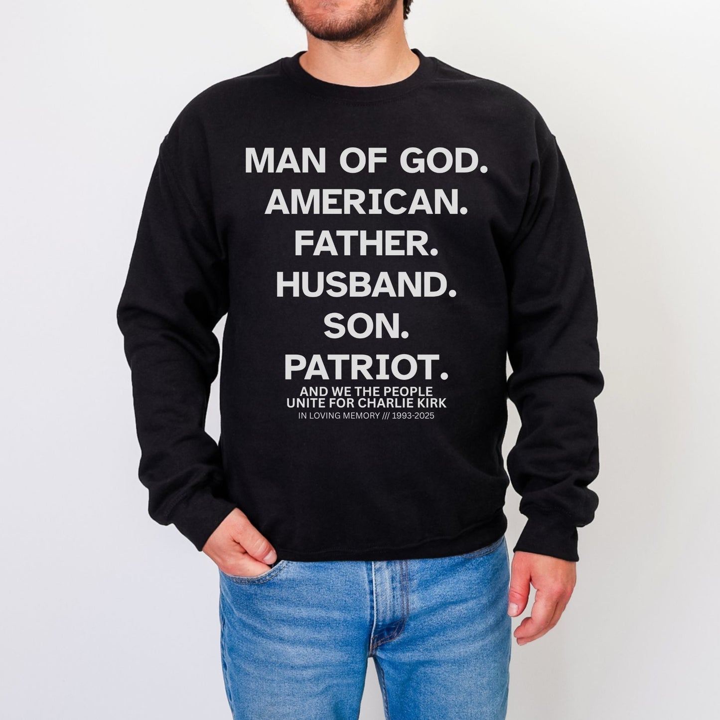 Legacy Sweatshirt – Stand Strong: Charlie Kirk Collection