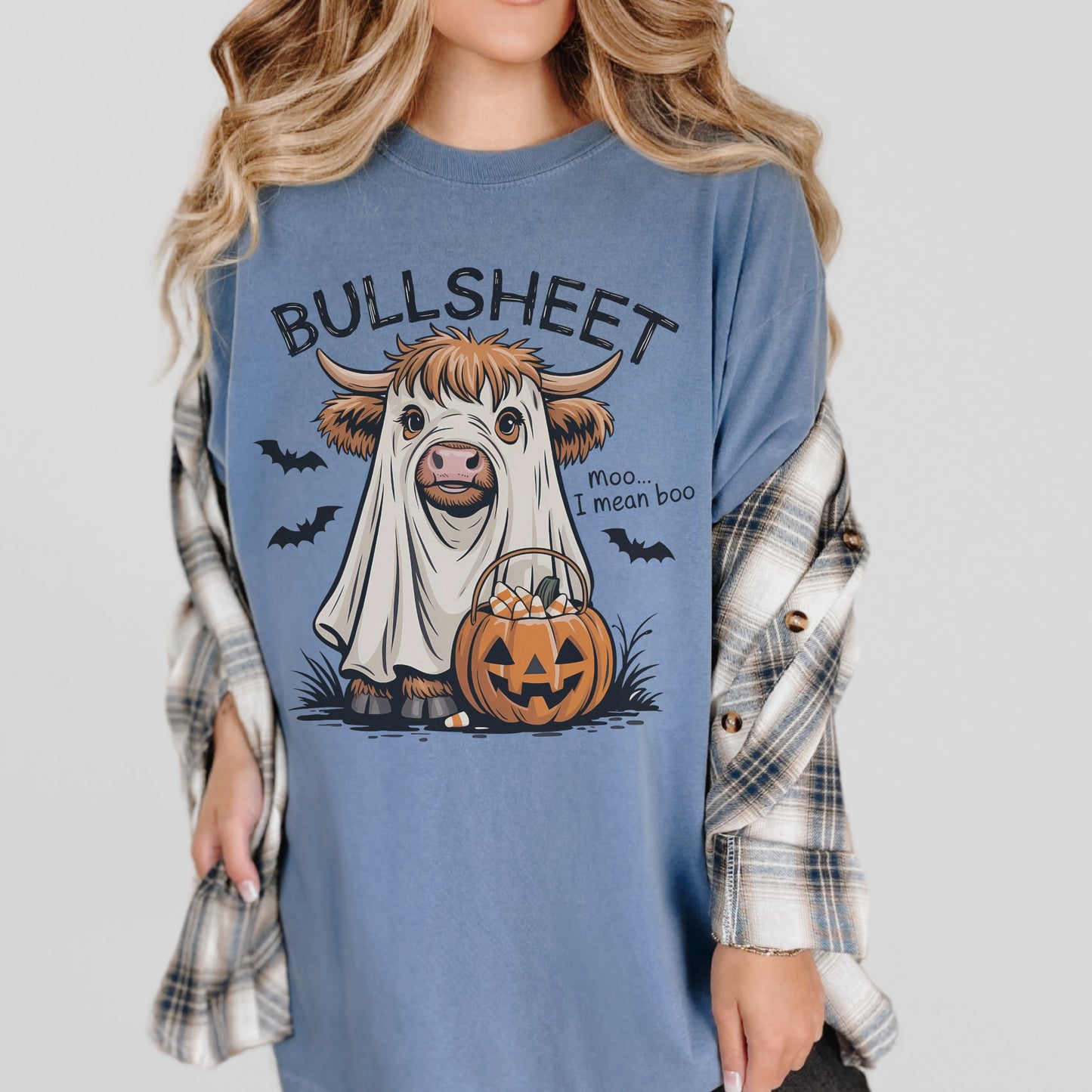 Bullsheet Comfort Colors® Tee – Funny Halloween Unisex Graphic T-Shirt