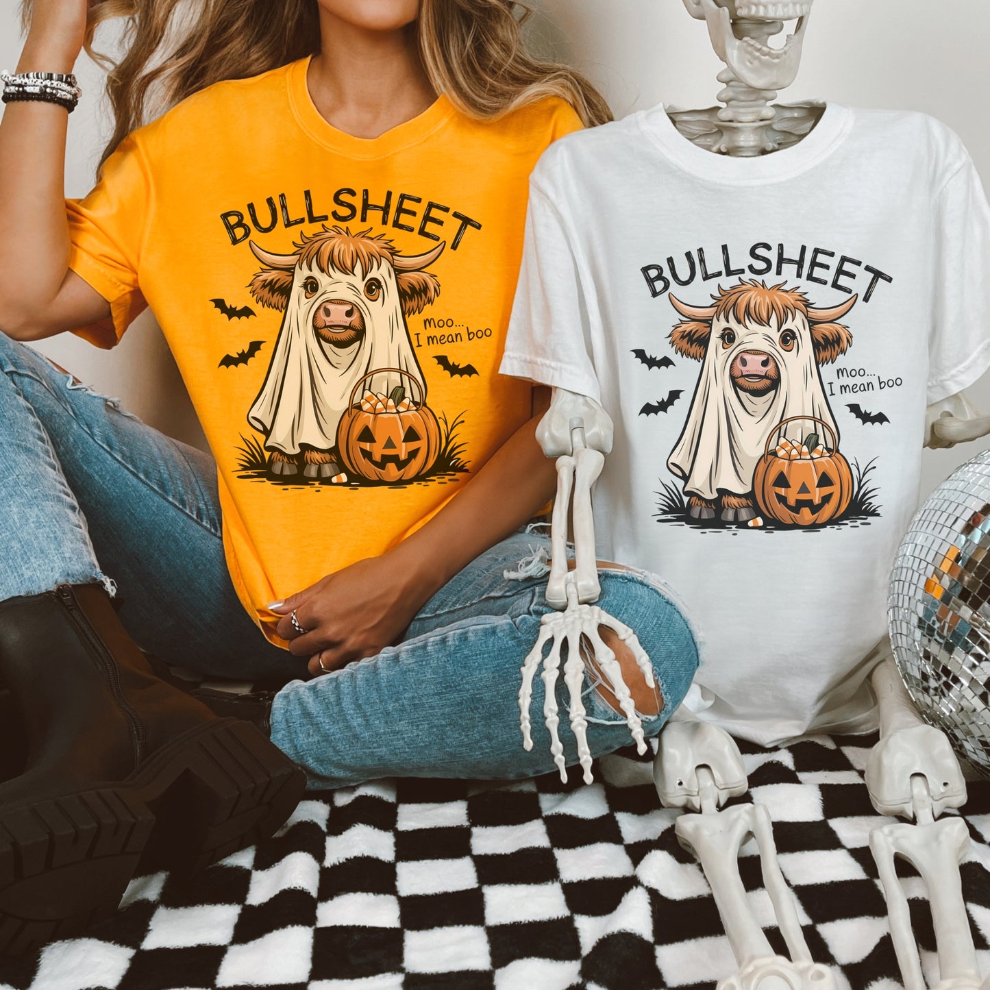 Bullsheet Comfort Colors® Tee – Funny Halloween Unisex Graphic T-Shirt