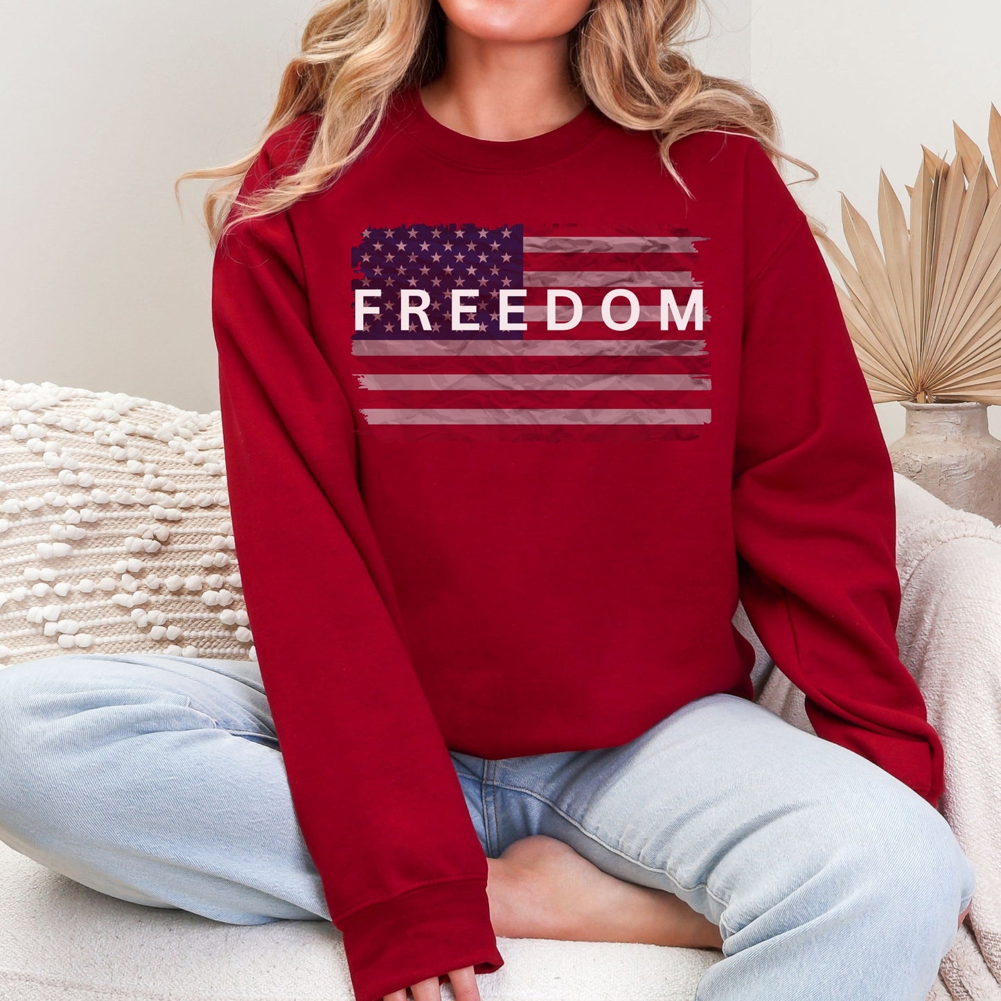 Freedom Sweatshirt – Stand Strong: Charlie Kirk Collection