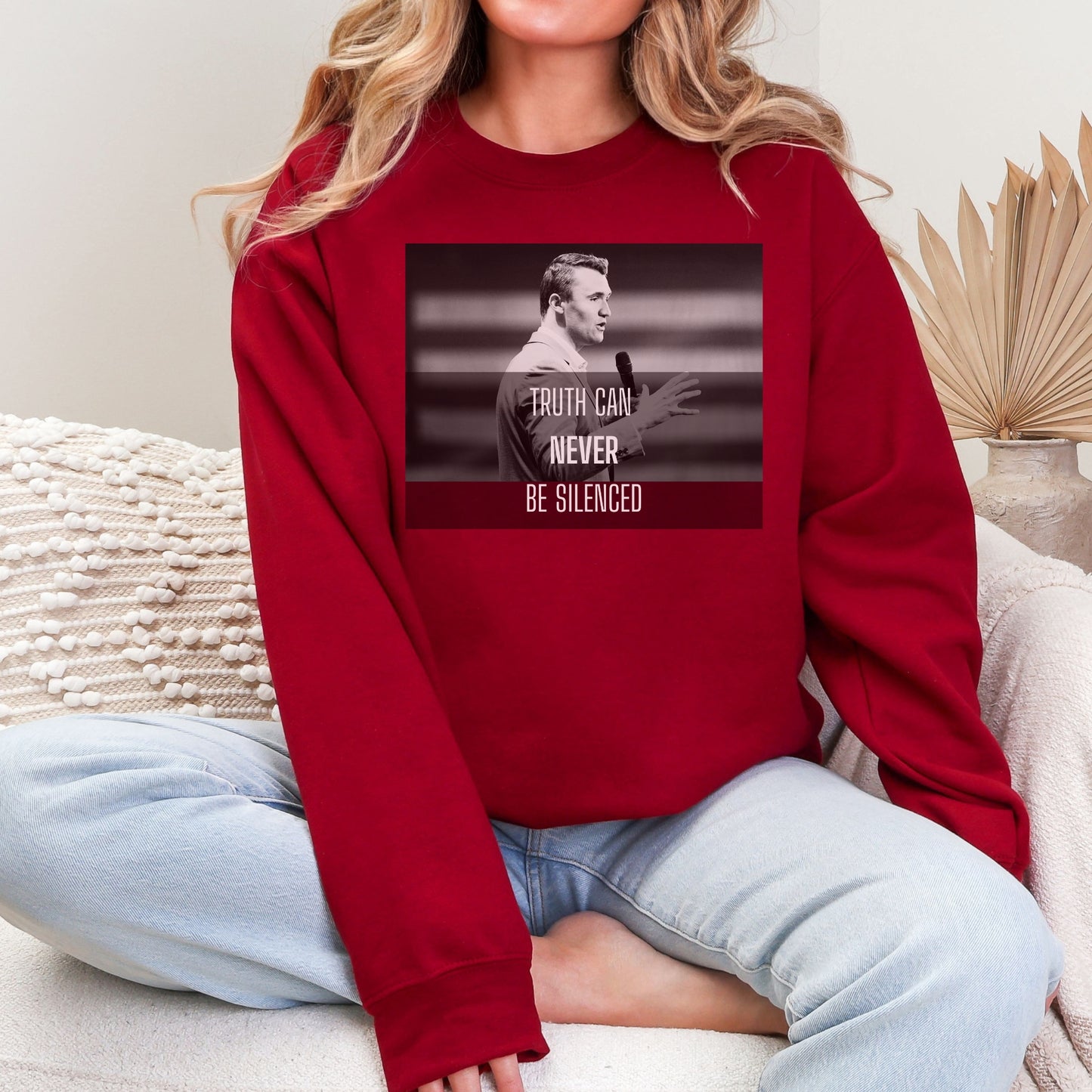 Truth Sweatshirt – Stand Strong: Charlie Kirk Collection