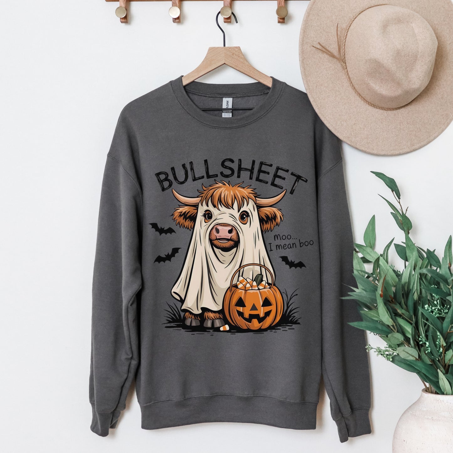 Bullsheet Halloween Crewneck | Gildan Heavy Blend Sweatshirt