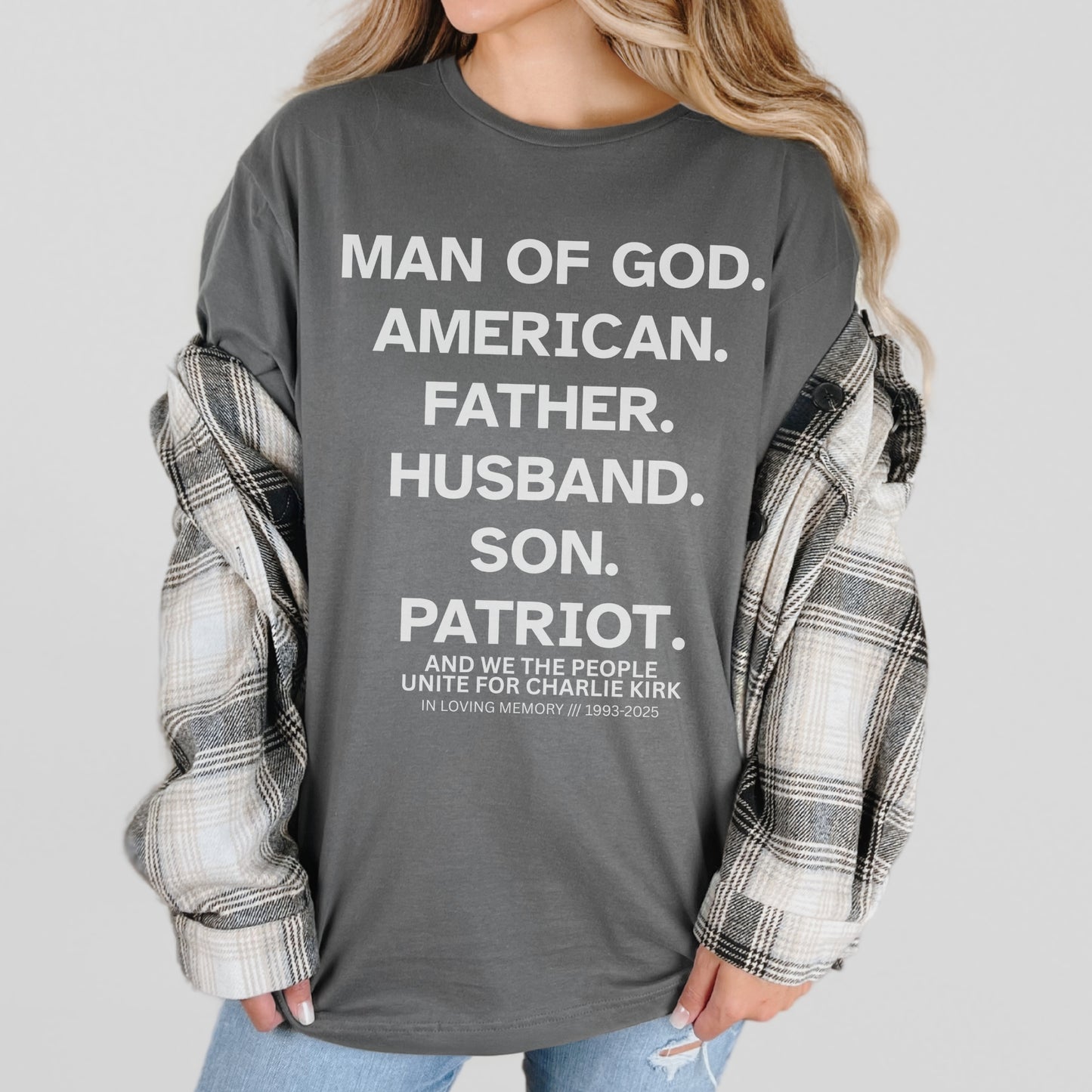 Legacy Tee – Stand Strong: Charlie Kirk Collection