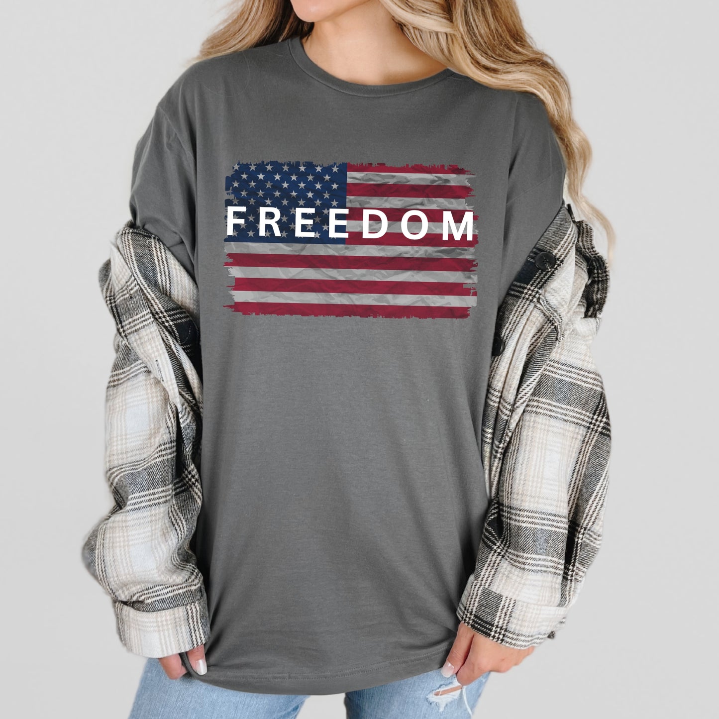 Freedom Tee – Stand Strong: Charlie Kirk Collection