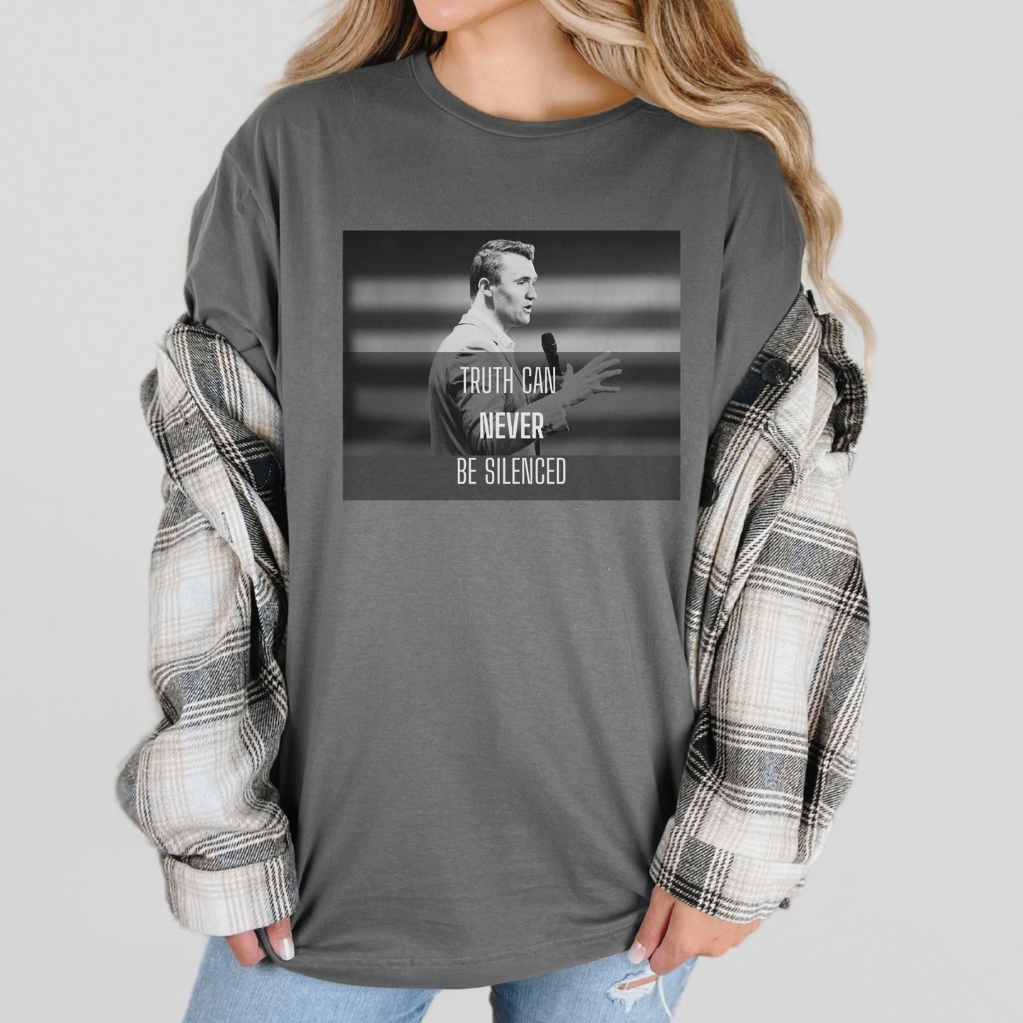 Truth Tee – Stand Strong: Charlie Kirk Collection
