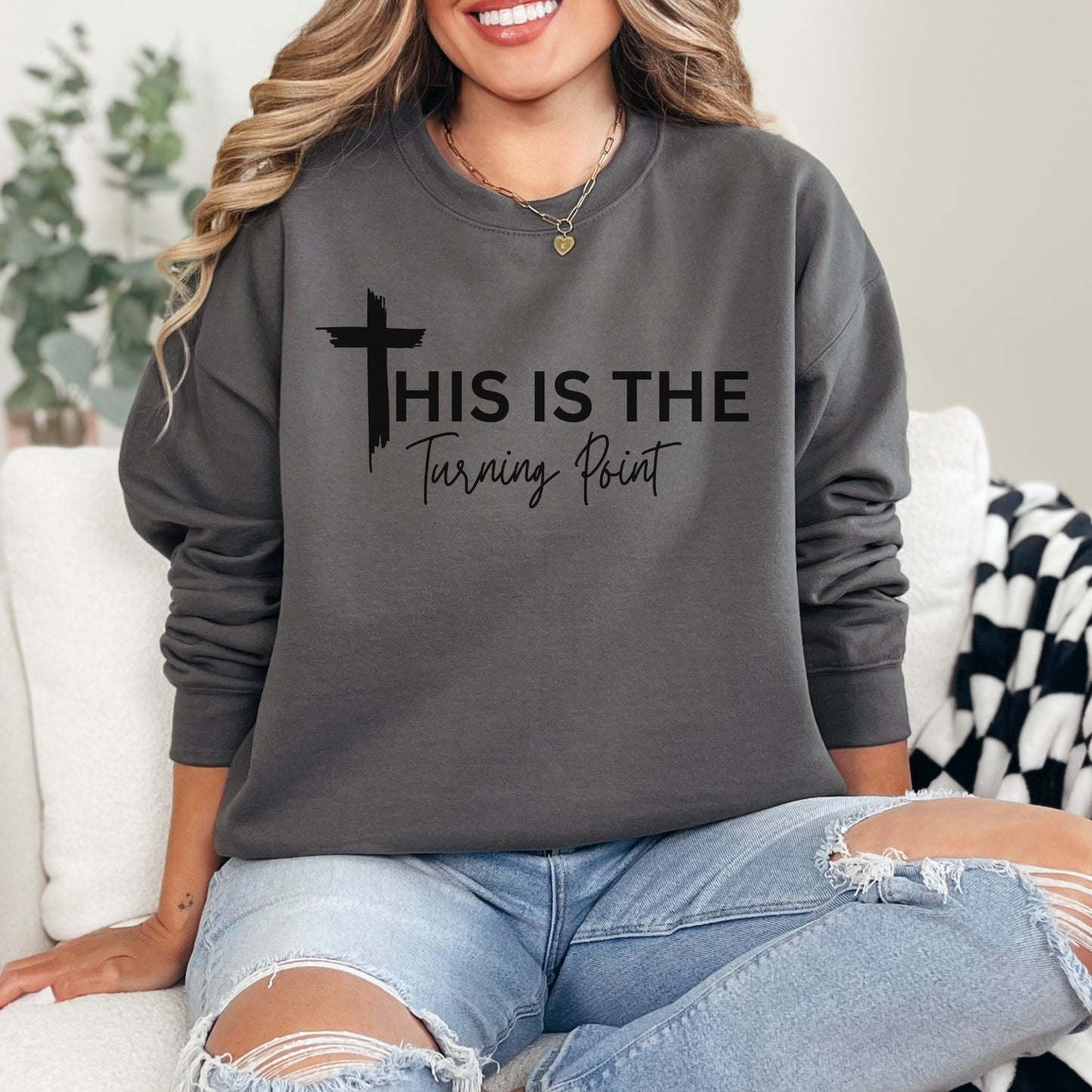 Turning Point Sweatshirt – Stand Strong: Charlie Kirk Collection