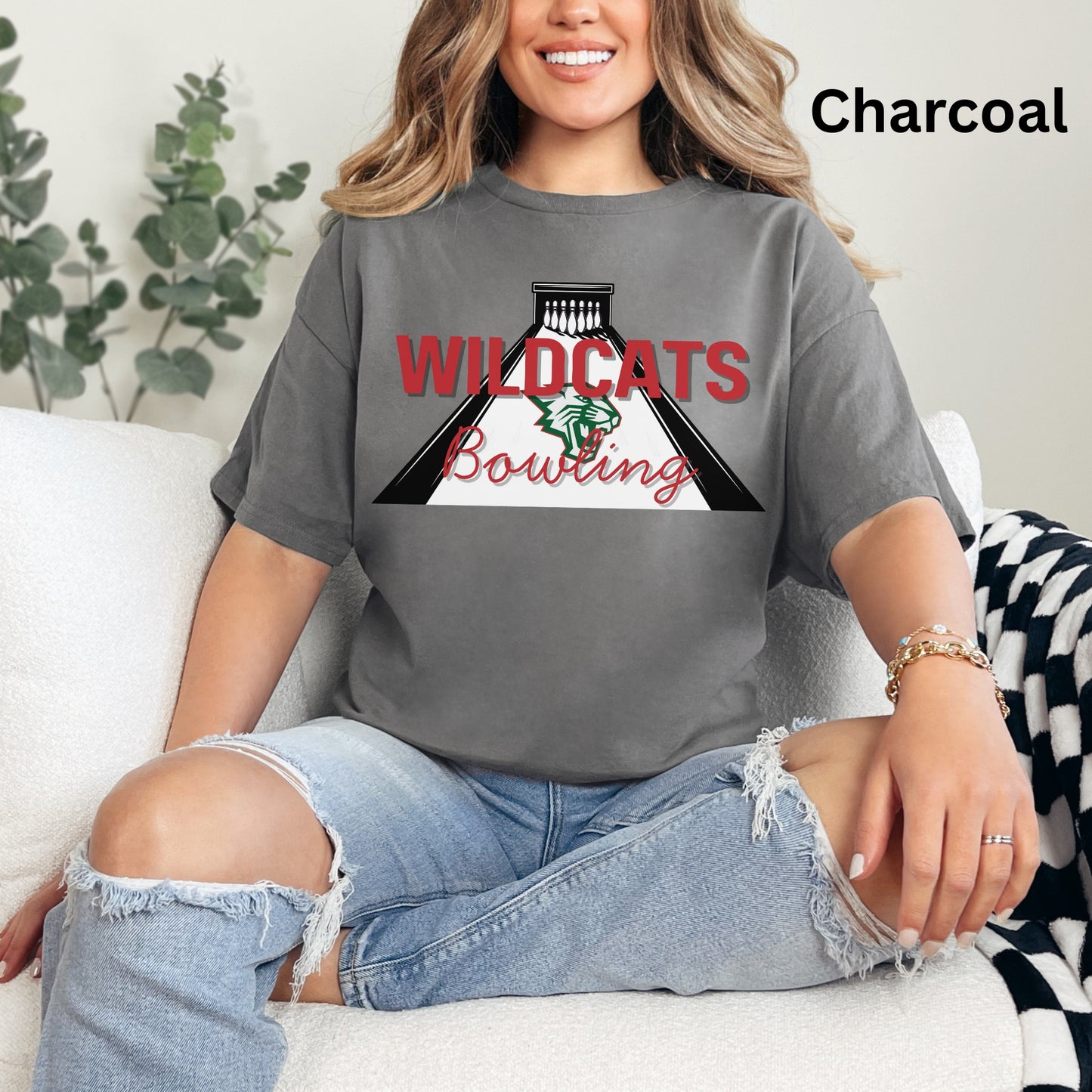 Salem Wildcats Bowling Tee | Alley Lane Team Spirit Shirt