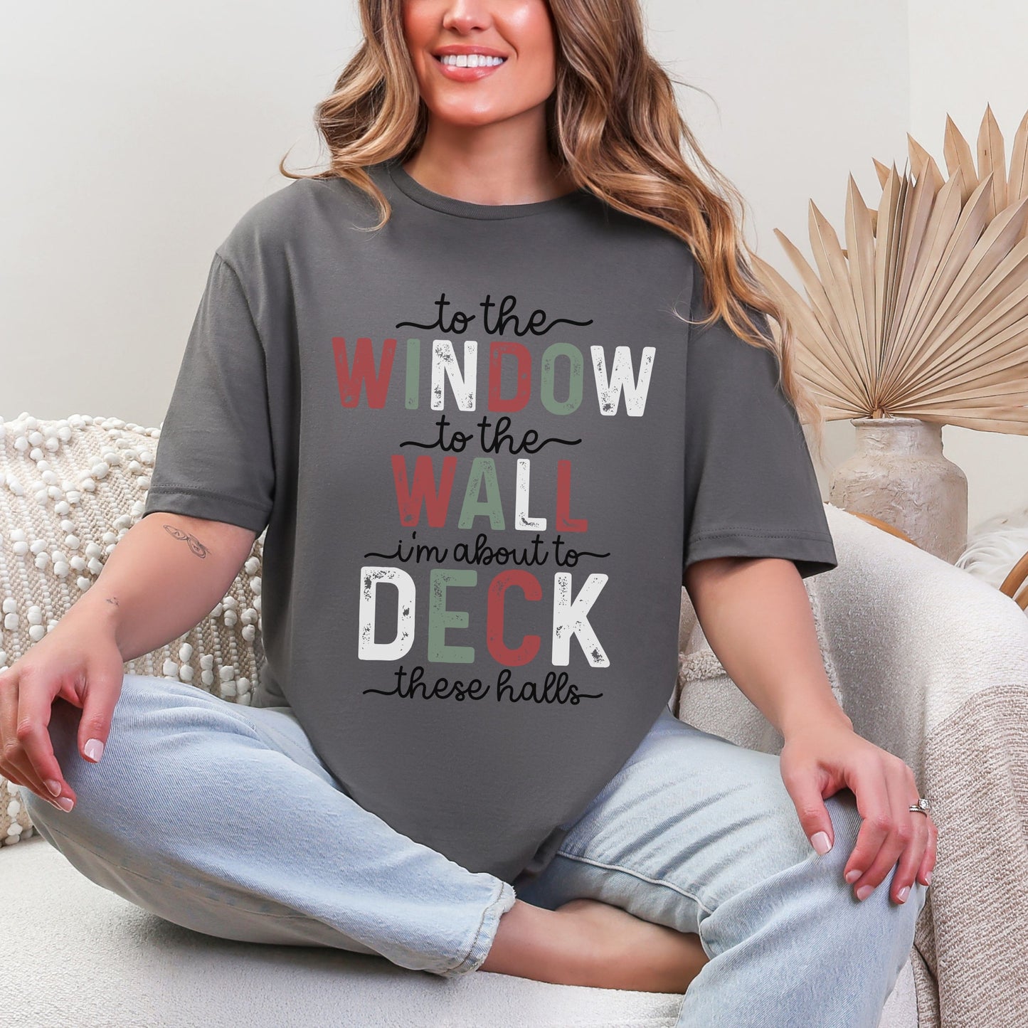 “Deck These Halls” Christmas Tee