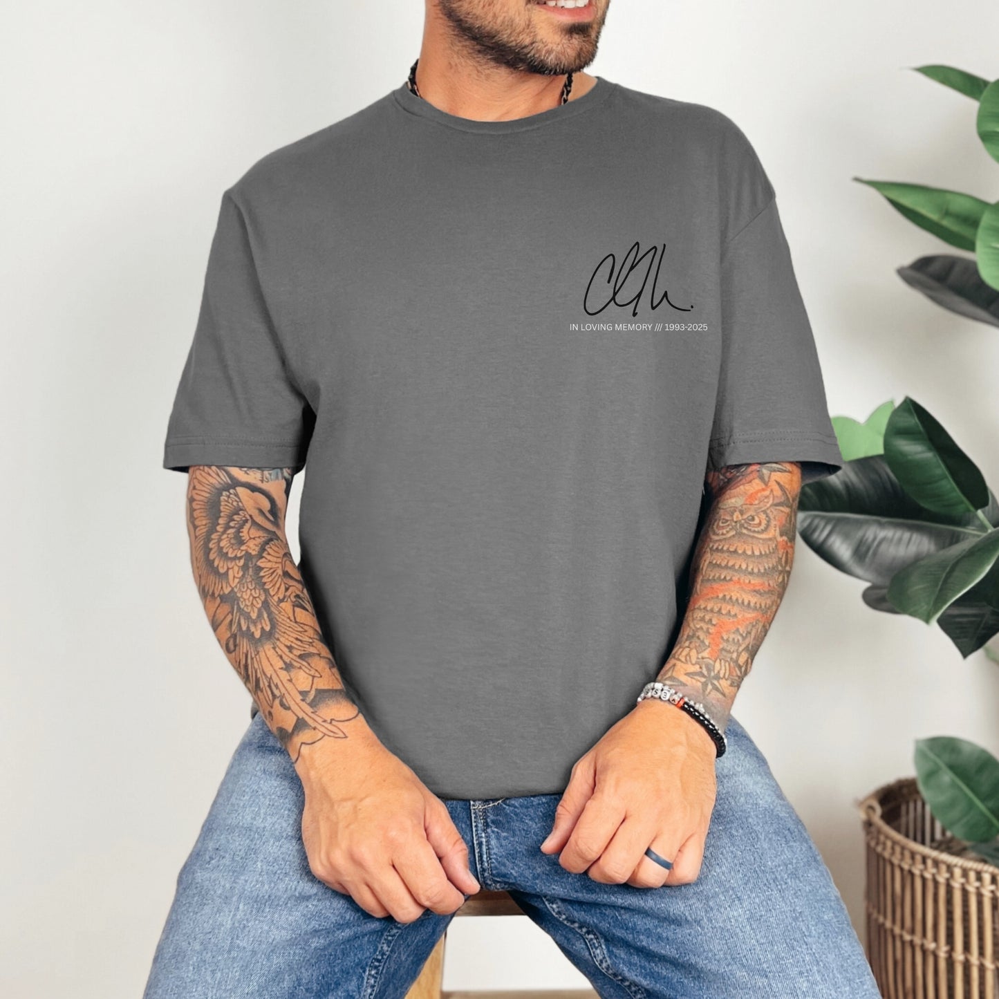 “Man of God. American. Father. Husband. Son. Patriot.” Memorial T-Shirt | Patriot Collection