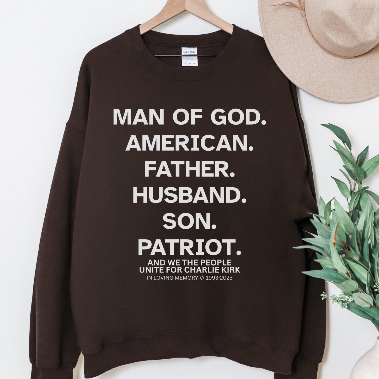 Legacy Sweatshirt – Stand Strong: Charlie Kirk Collection
