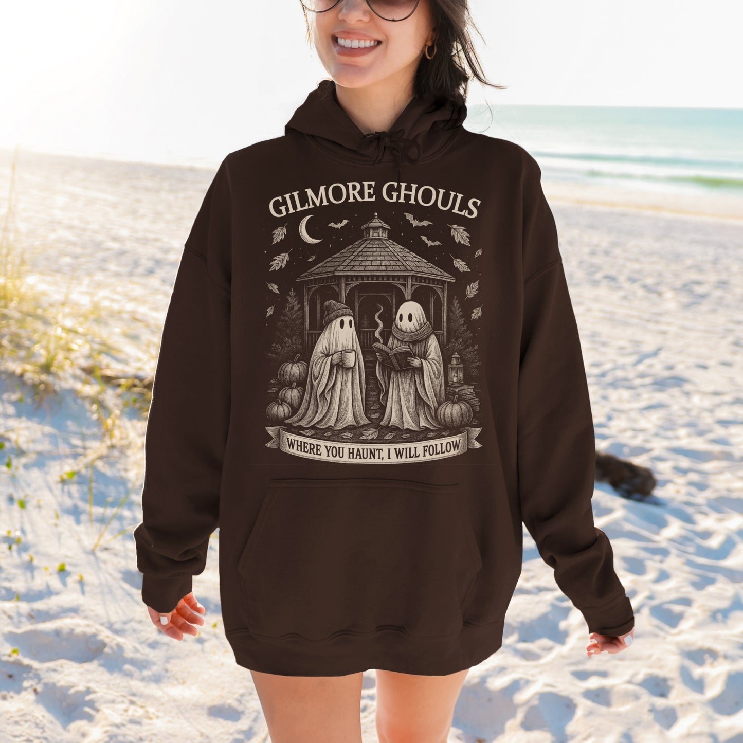 Gilmore Ghouls Hoodie – Gildan 50/50 | Cozy Halloween Spirit Wear