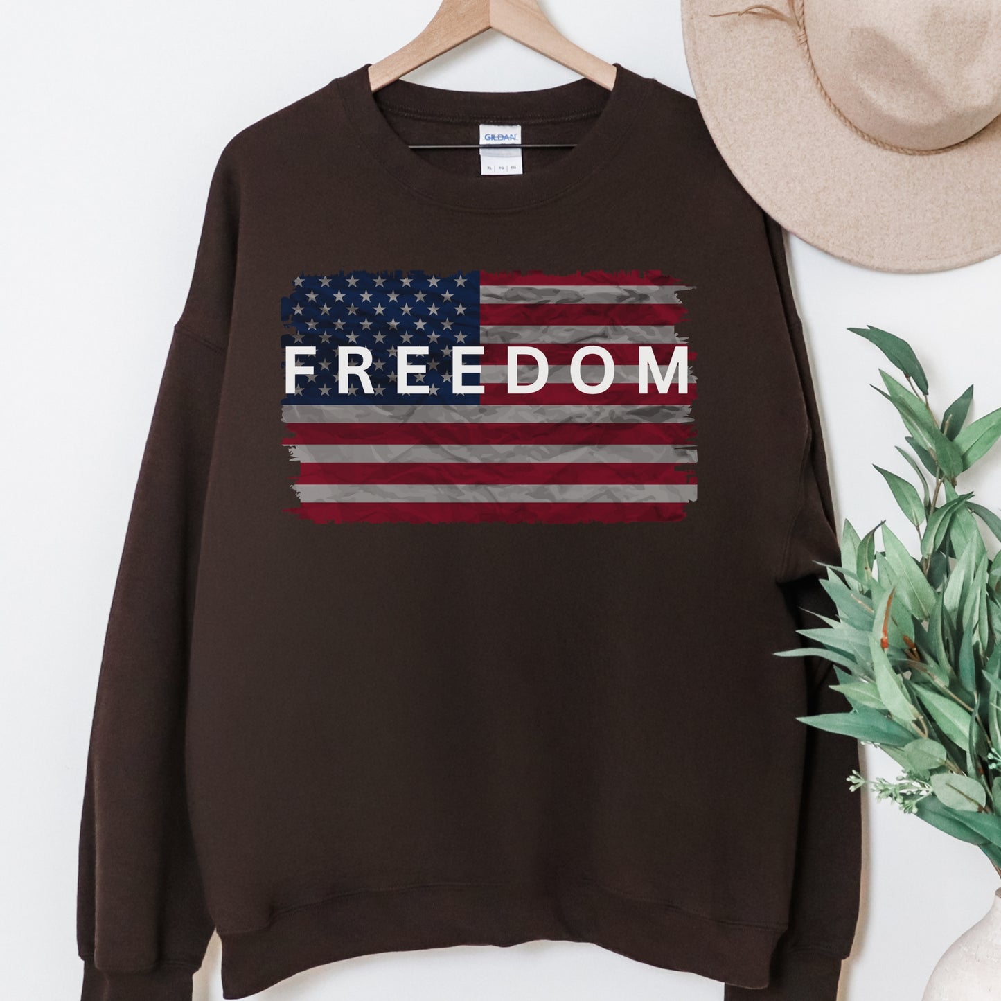 Freedom Sweatshirt – Stand Strong: Charlie Kirk Collection