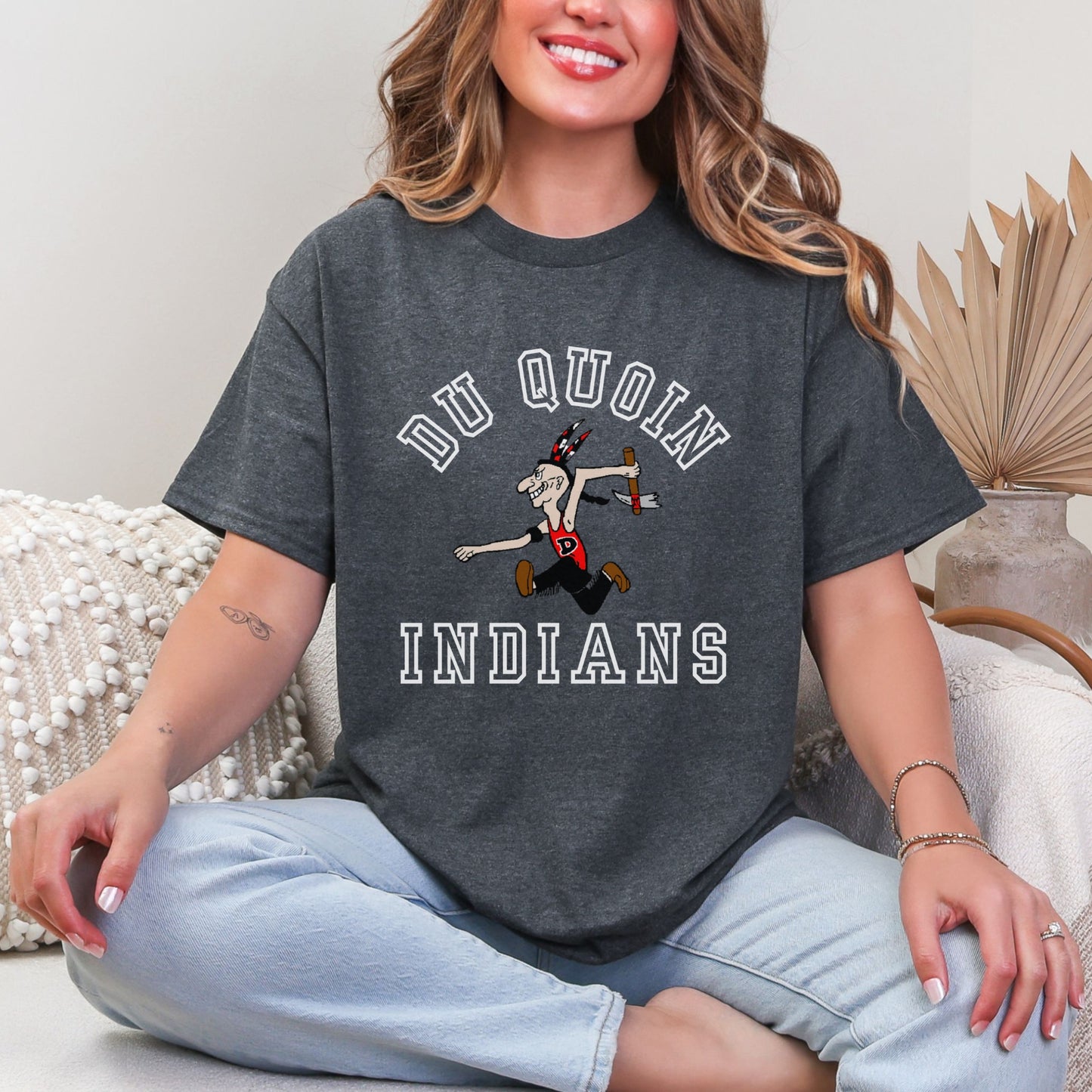 Du Quoin Indians Tee | Classic Local Team Spirit Shirt