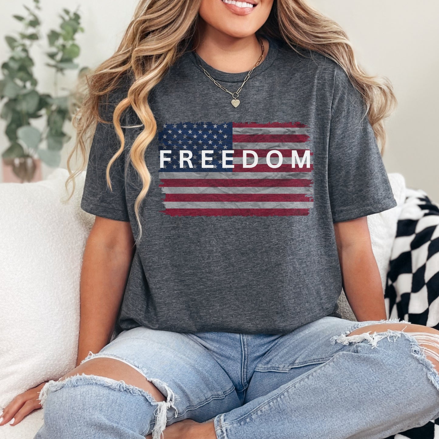 Freedom Tee – Stand Strong: Charlie Kirk Collection