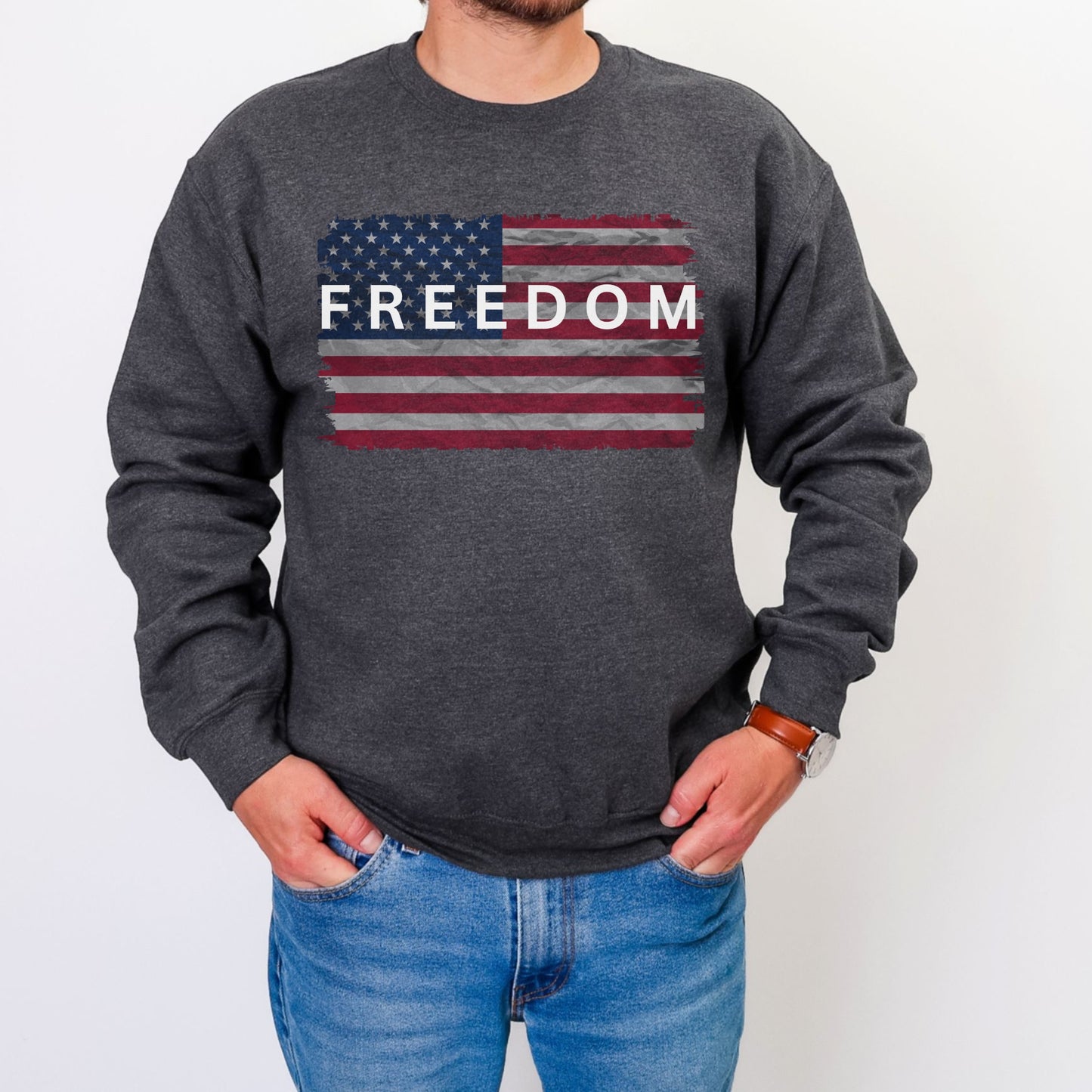 Freedom Sweatshirt – Stand Strong: Charlie Kirk Collection