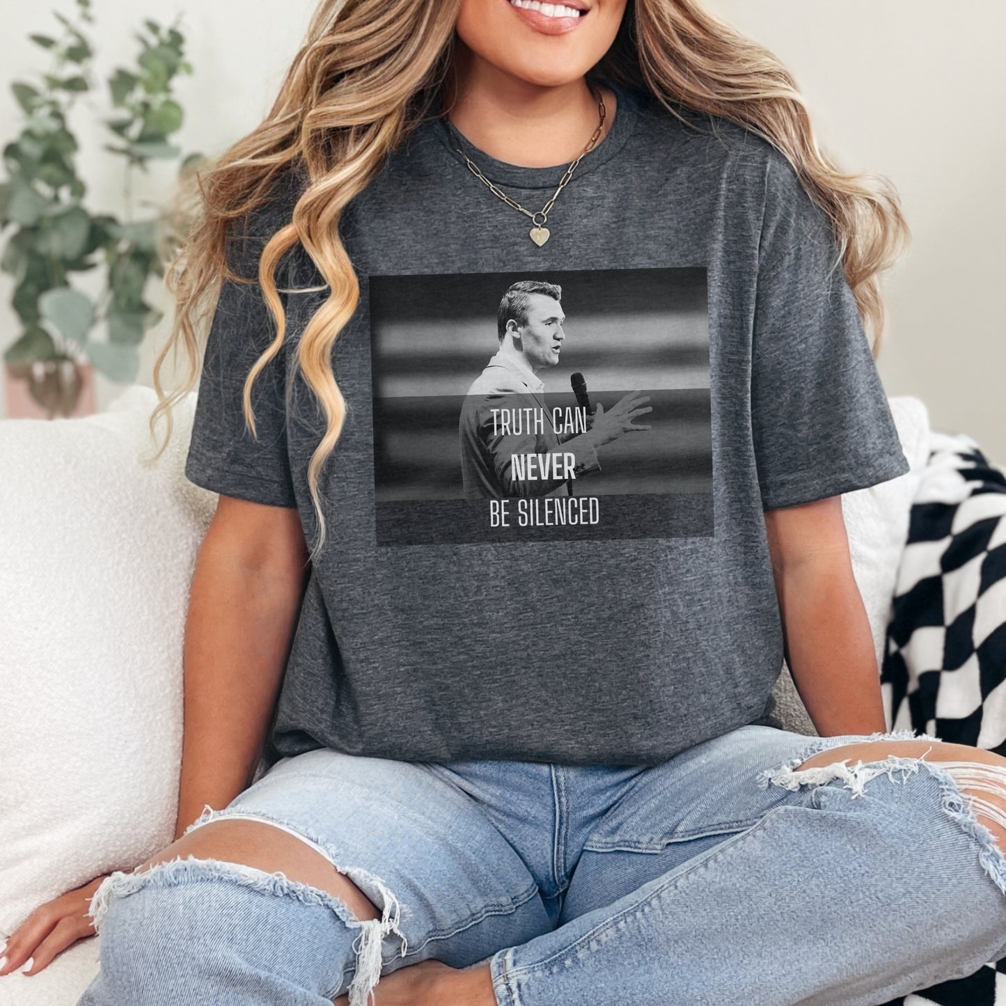 Truth Tee – Stand Strong: Charlie Kirk Collection