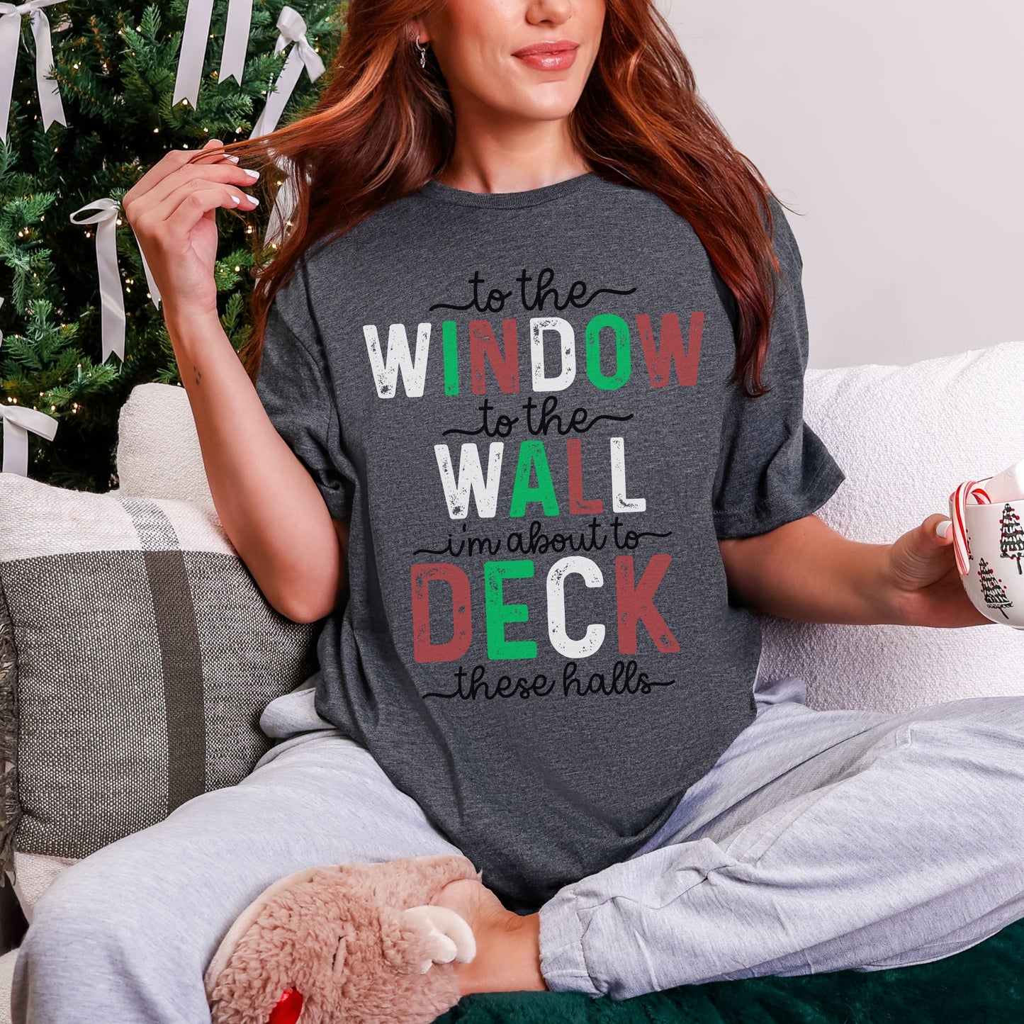 “Deck These Halls” Christmas Tee