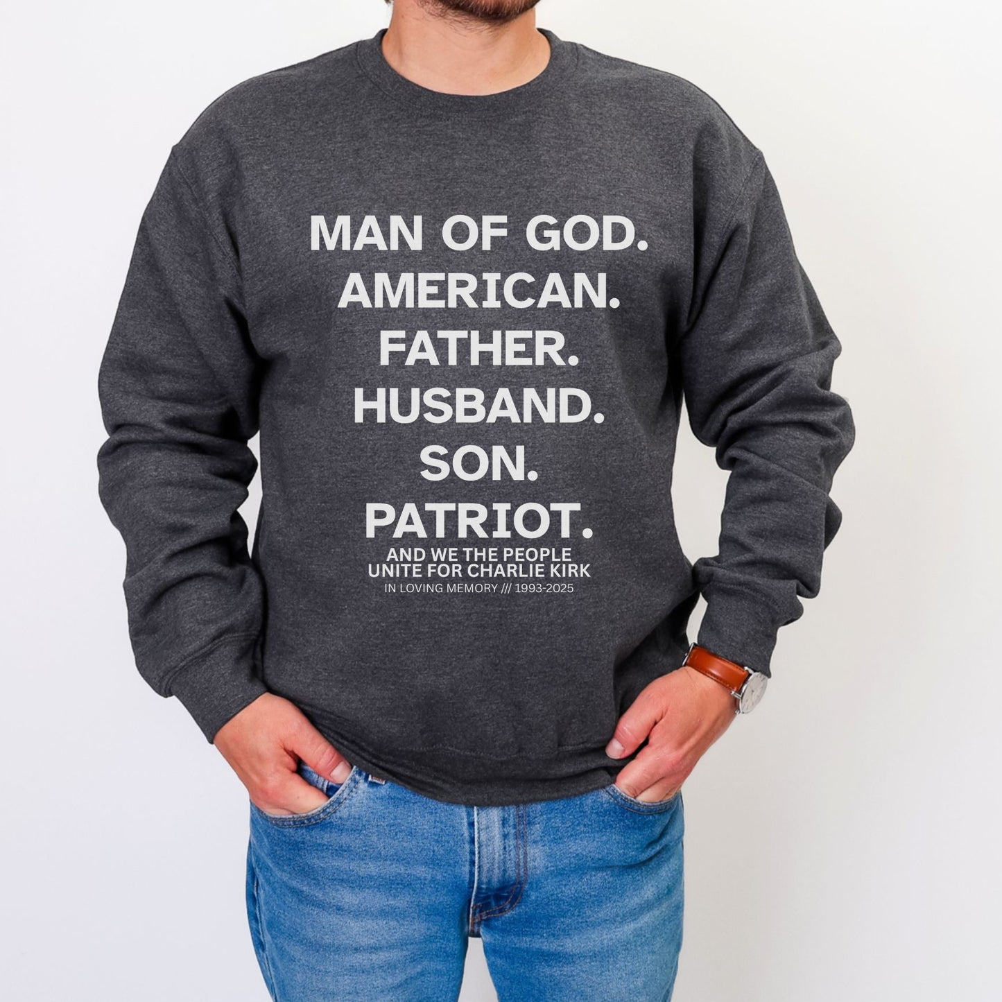 Legacy Sweatshirt – Stand Strong: Charlie Kirk Collection