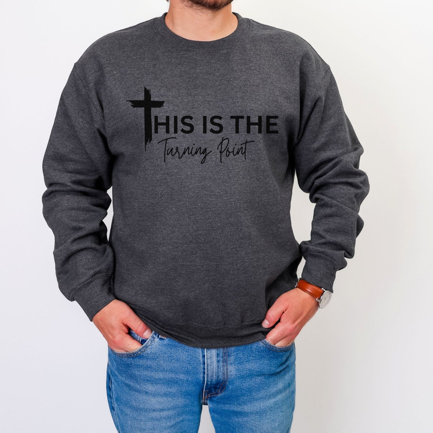 Turning Point Sweatshirt – Stand Strong: Charlie Kirk Collection
