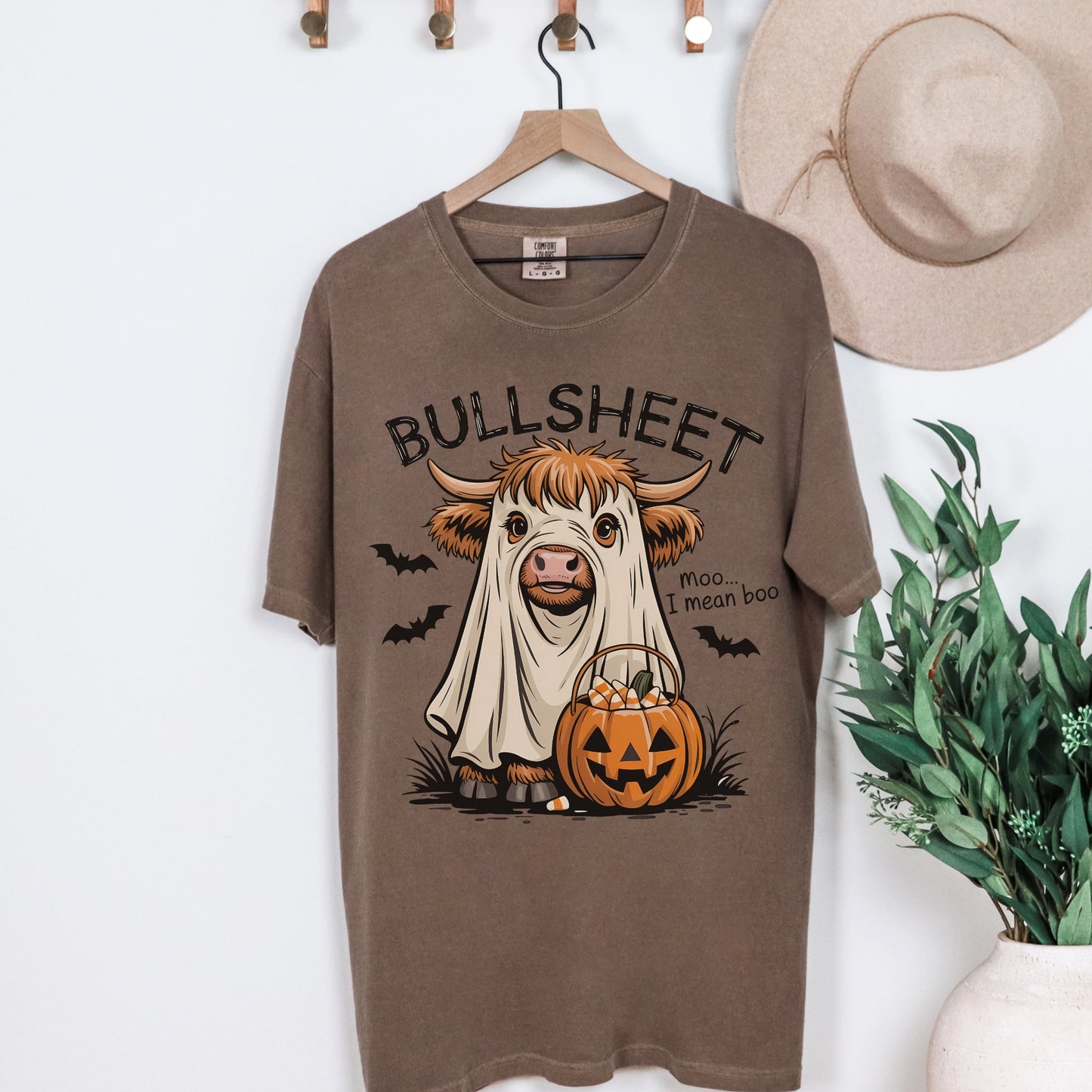 Bullsheet Comfort Colors® Tee – Funny Halloween Unisex Graphic T-Shirt