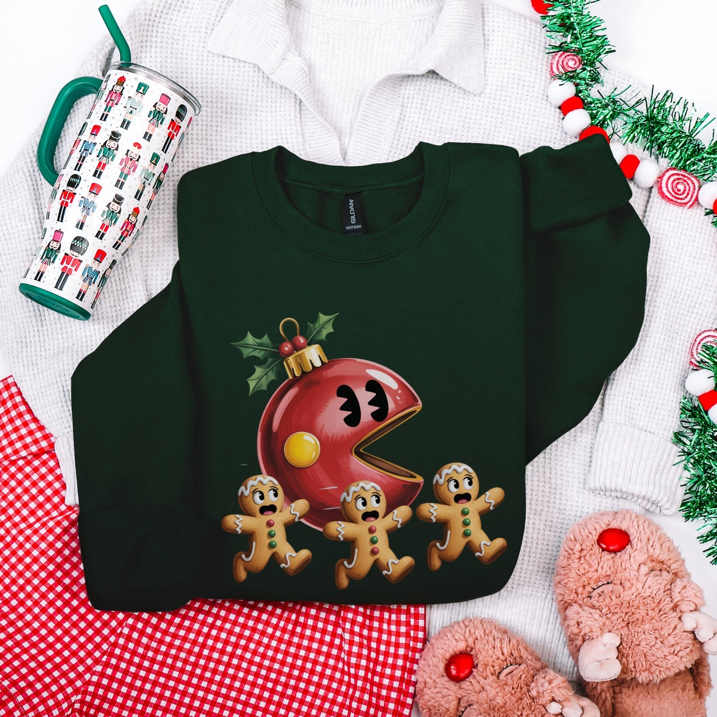 Gingerbread Chase Christmas Sweatshirt