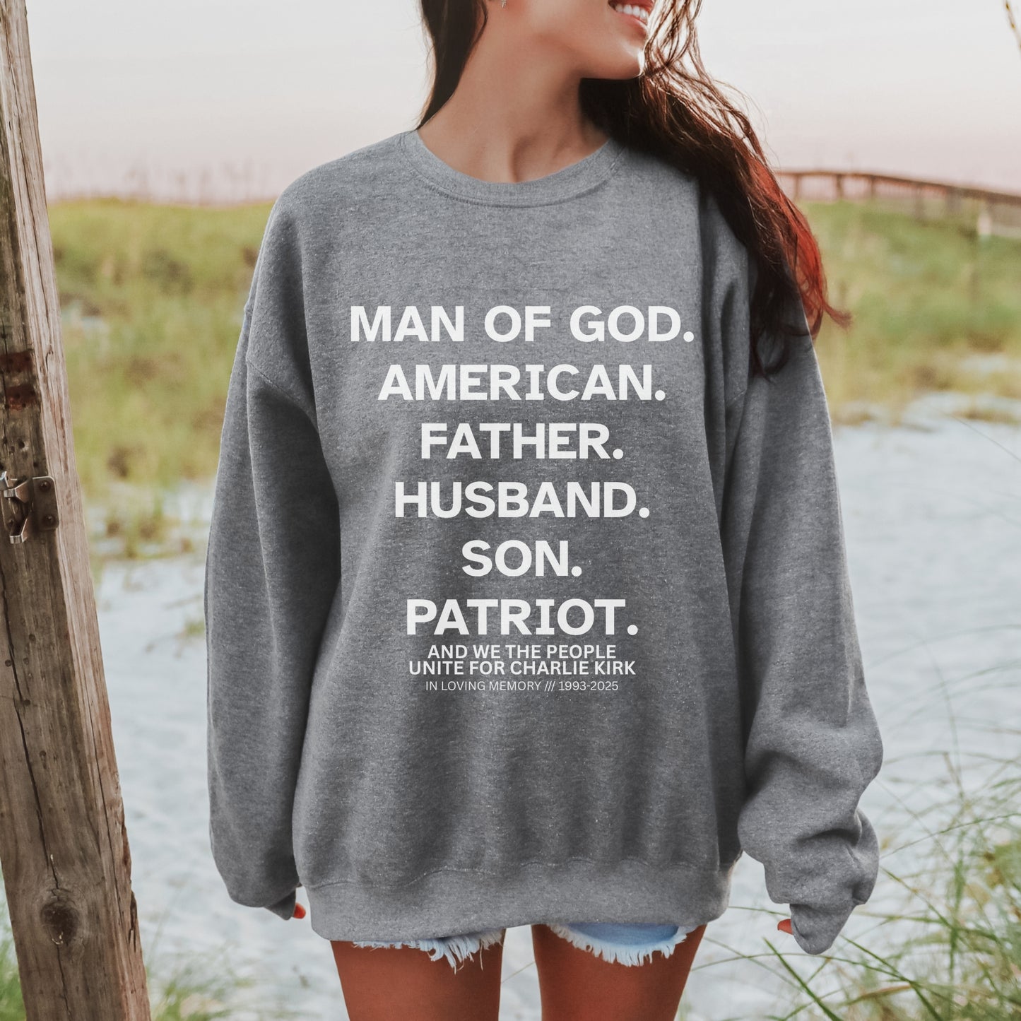 Legacy Sweatshirt – Stand Strong: Charlie Kirk Collection